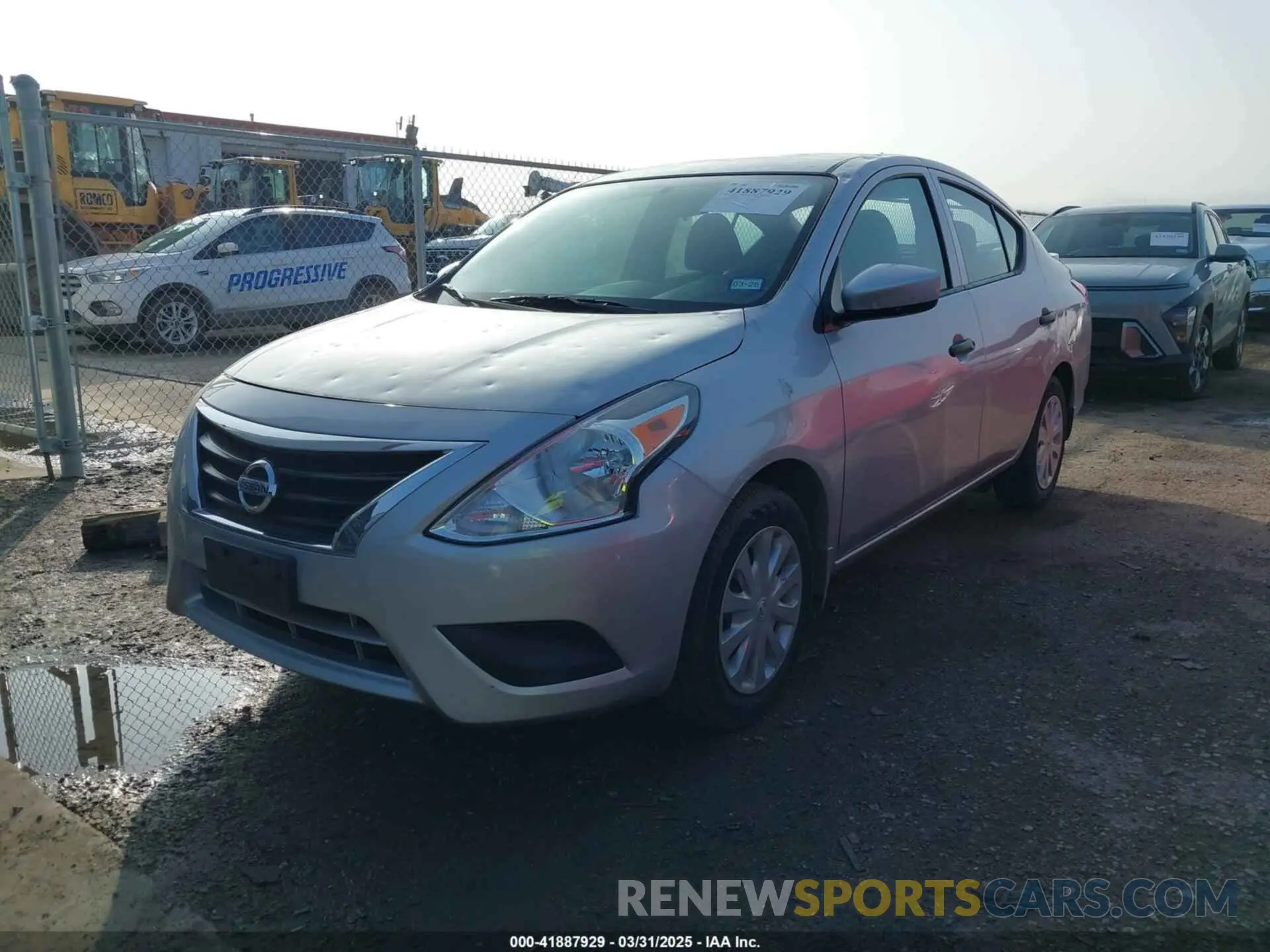 2 Photograph of a damaged car 3N1CN7APXKL818475 NISSAN VERSA 2019