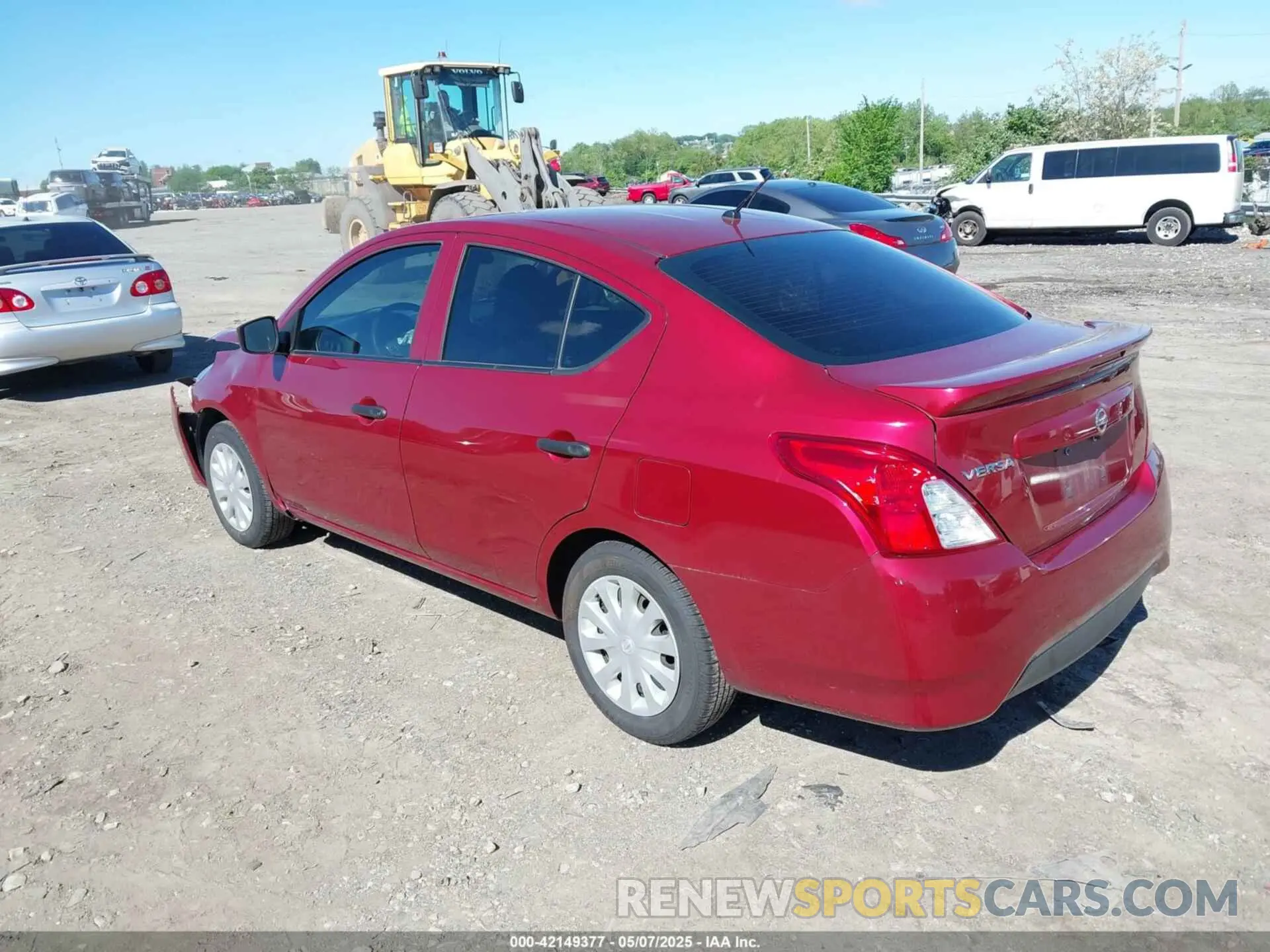 3 Photograph of a damaged car 3N1CN7APXKL820162 NISSAN VERSA 2019