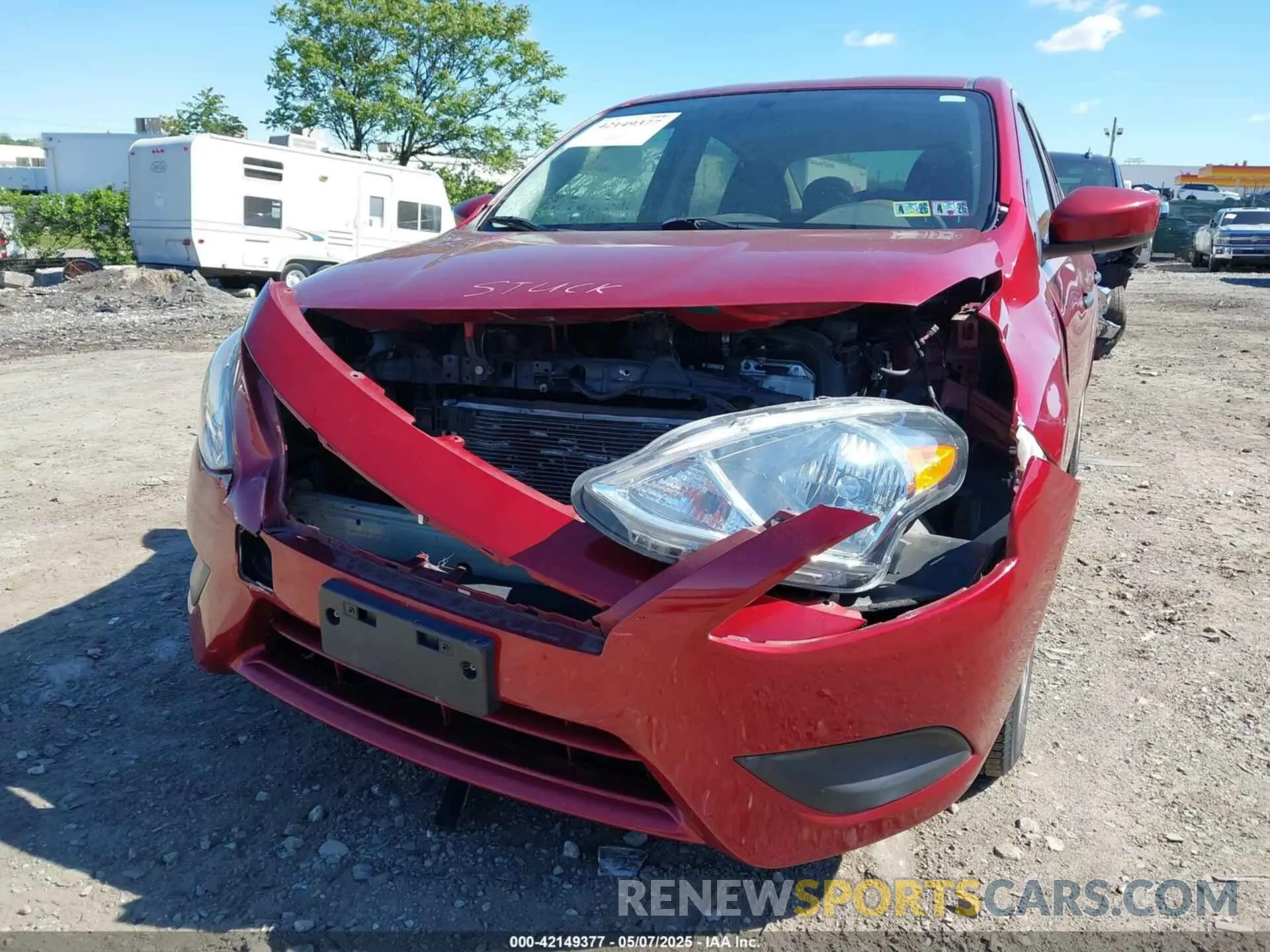 6 Photograph of a damaged car 3N1CN7APXKL820162 NISSAN VERSA 2019