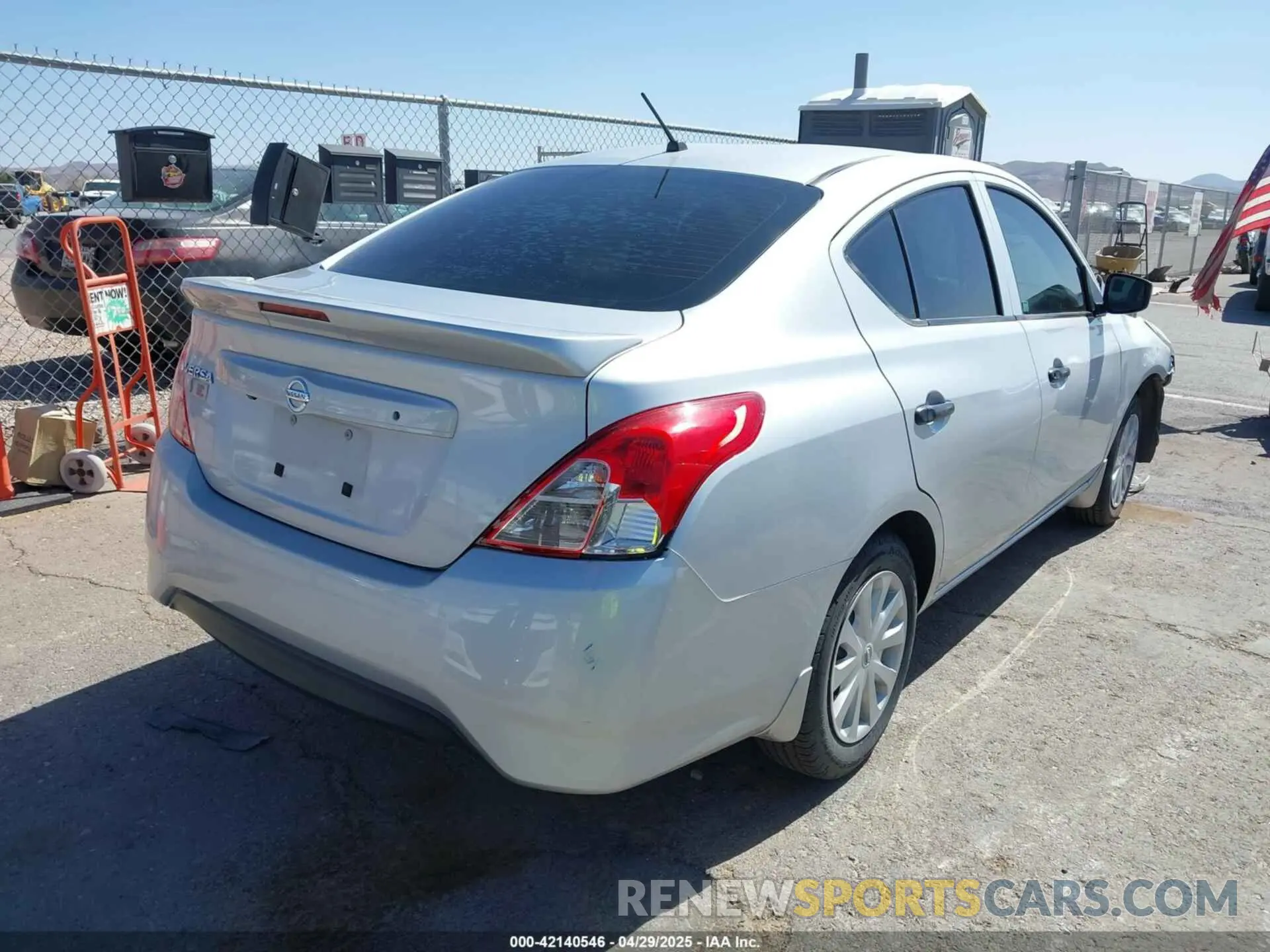4 Photograph of a damaged car 3N1CN7APXKL820212 NISSAN VERSA 2019