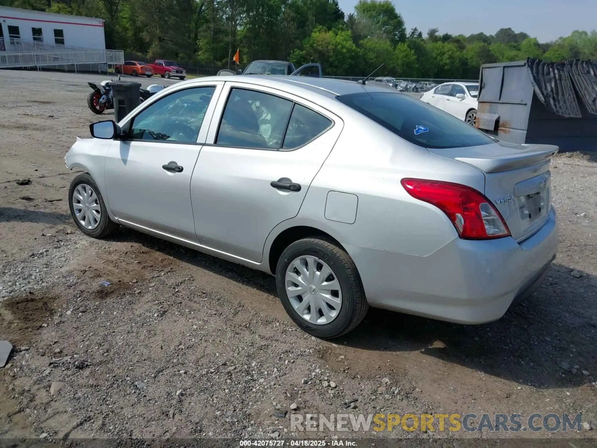 3 Photograph of a damaged car 3N1CN7APXKL826172 NISSAN VERSA 2019