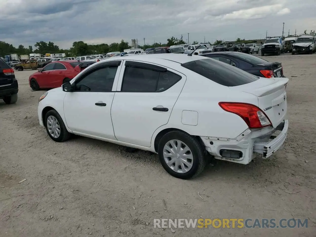 2 Photograph of a damaged car 3N1CN7APXKL828312 NISSAN VERSA 2019