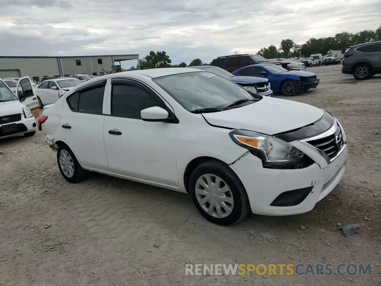 4 Photograph of a damaged car 3N1CN7APXKL828312 NISSAN VERSA 2019
