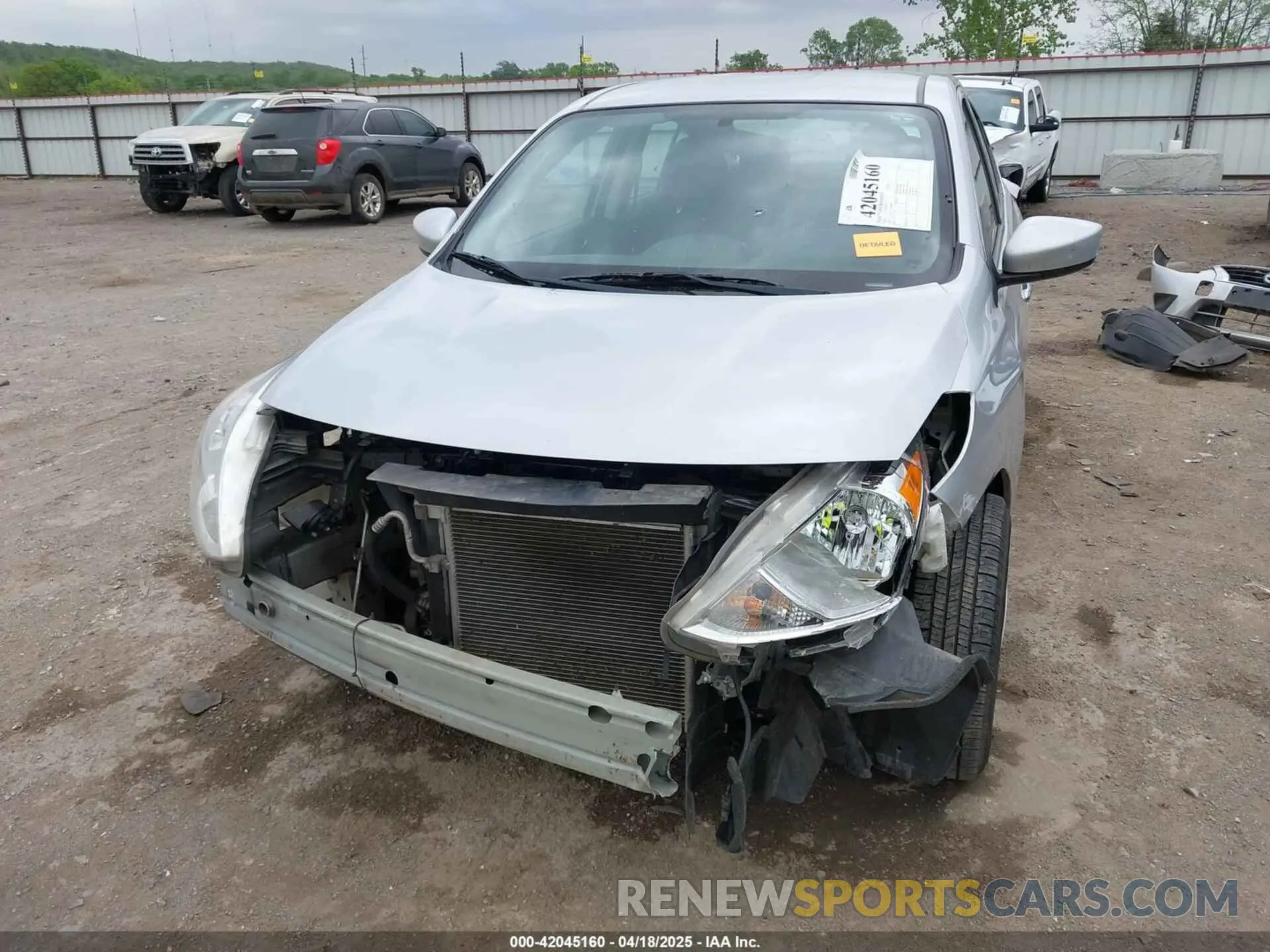 6 Photograph of a damaged car 3N1CN7APXKL844686 NISSAN VERSA 2019