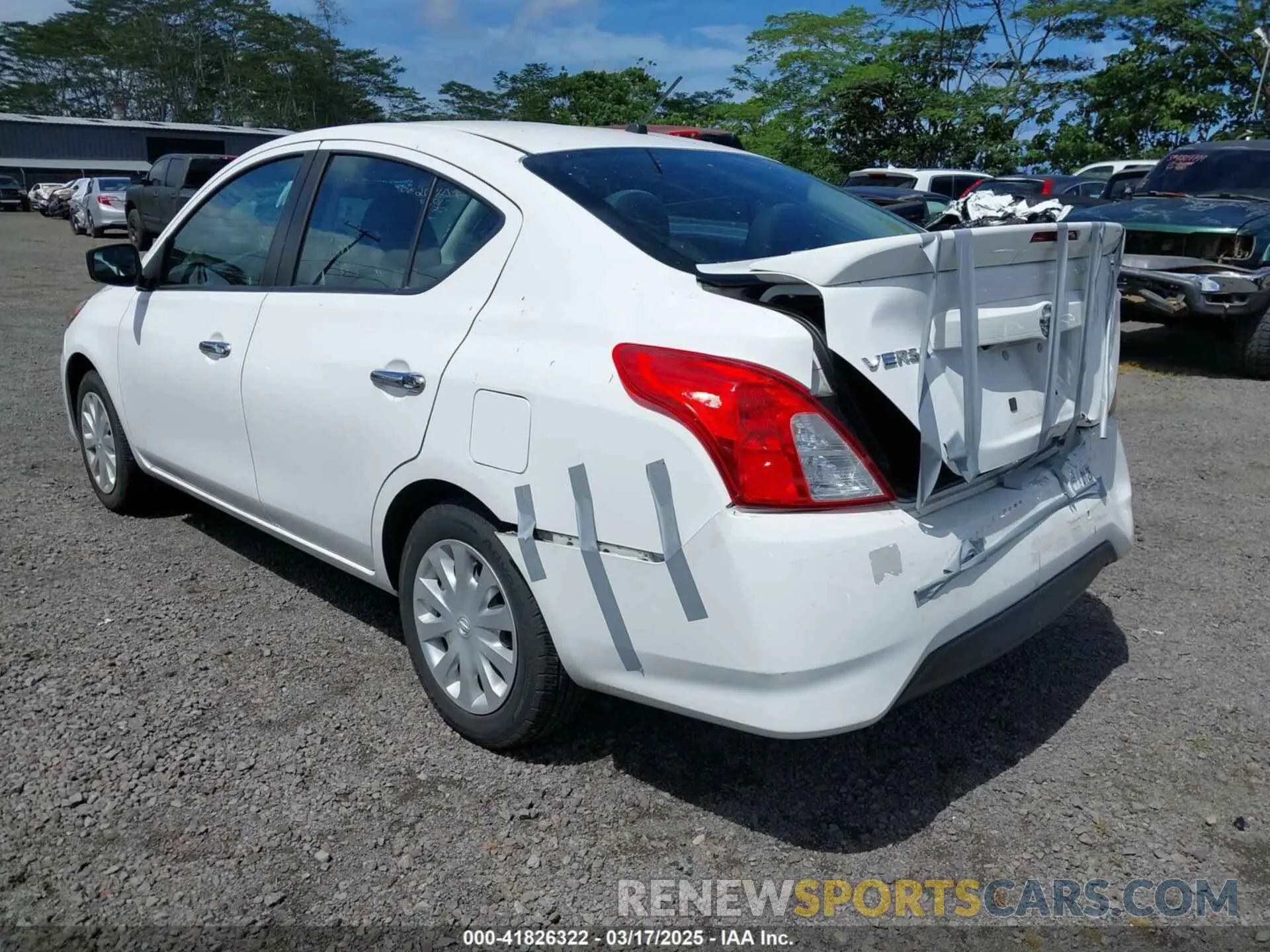 3 Photograph of a damaged car 3N1CN7APXKL845966 NISSAN VERSA 2019