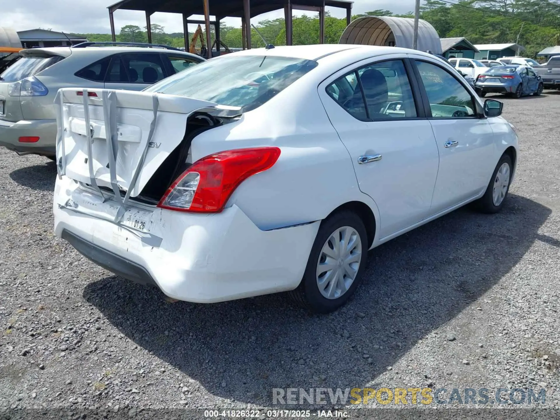 4 Photograph of a damaged car 3N1CN7APXKL845966 NISSAN VERSA 2019