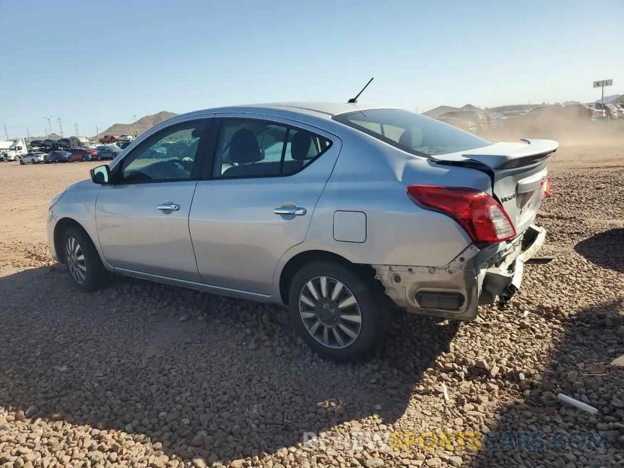 2 Photograph of a damaged car 3N1CN7APXKL849371 NISSAN VERSA 2019