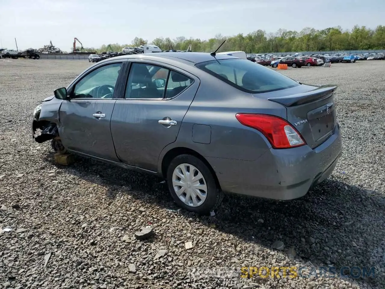 2 Photograph of a damaged car 3N1CN7APXKL854523 NISSAN VERSA 2019