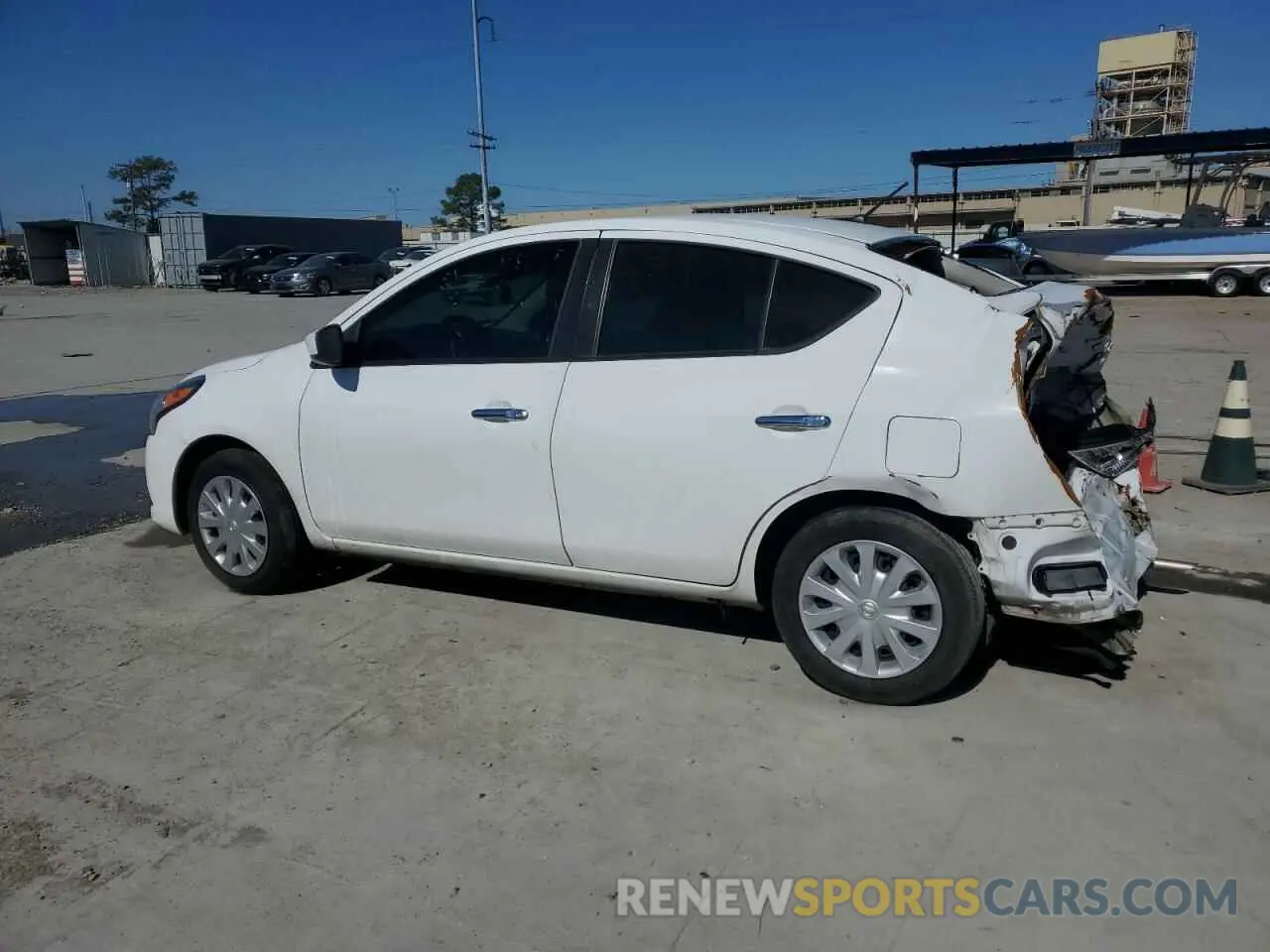 2 Photograph of a damaged car 3N1CN7APXKL865246 NISSAN VERSA 2019
