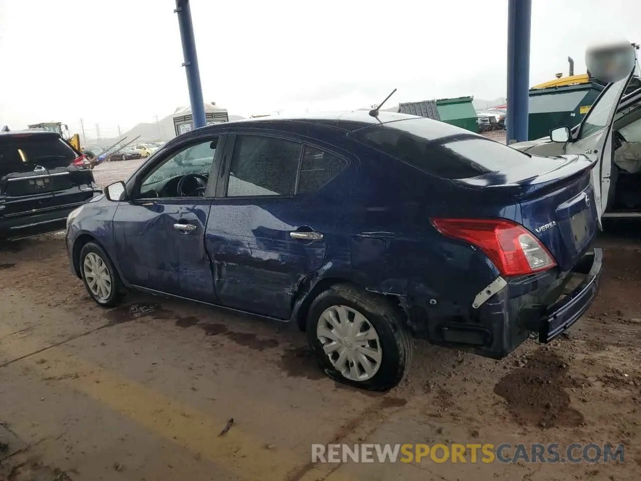 2 Photograph of a damaged car 3N1CN7APXKL865974 NISSAN VERSA 2019