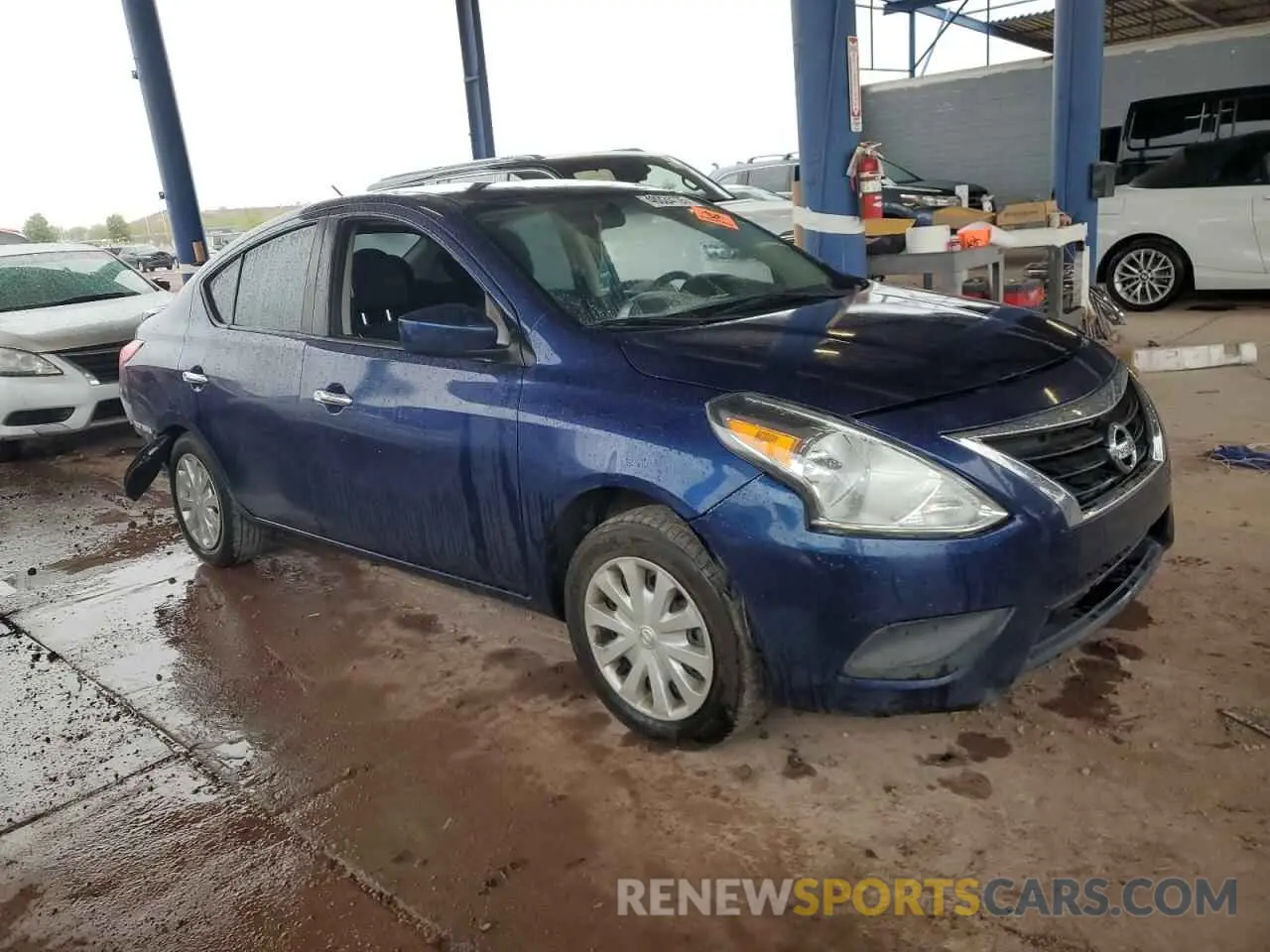 4 Photograph of a damaged car 3N1CN7APXKL865974 NISSAN VERSA 2019