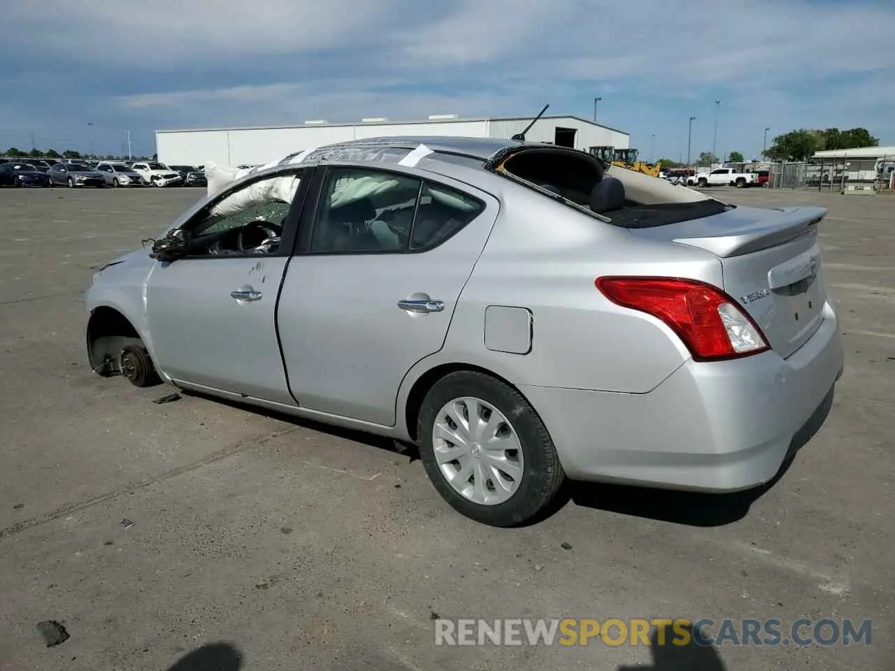 2 Photograph of a damaged car 3N1CN7APXKL873671 NISSAN VERSA 2019