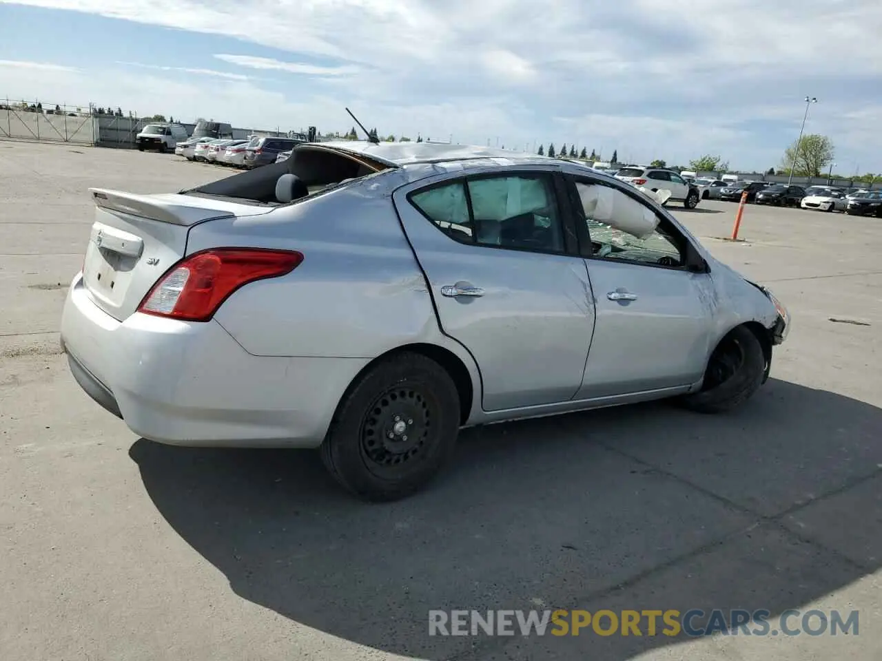 3 Photograph of a damaged car 3N1CN7APXKL873671 NISSAN VERSA 2019