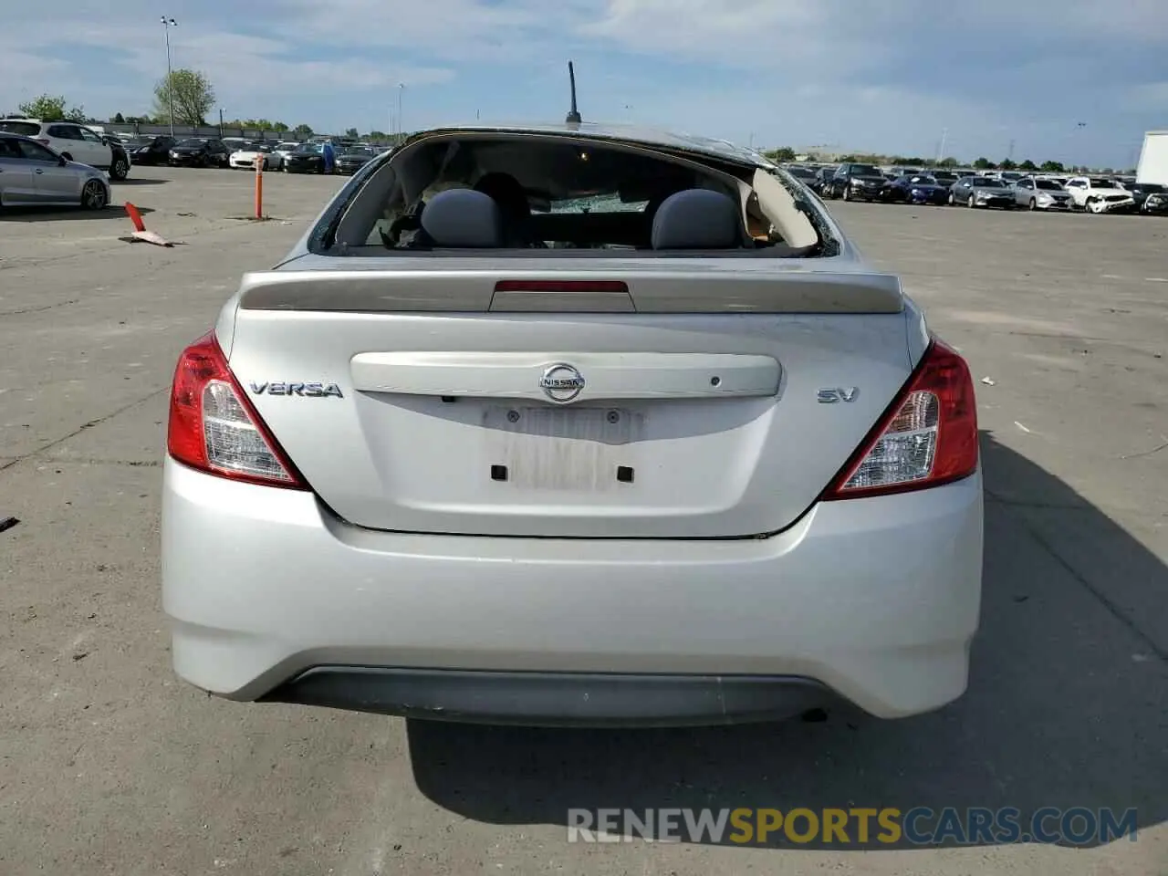 6 Photograph of a damaged car 3N1CN7APXKL873671 NISSAN VERSA 2019