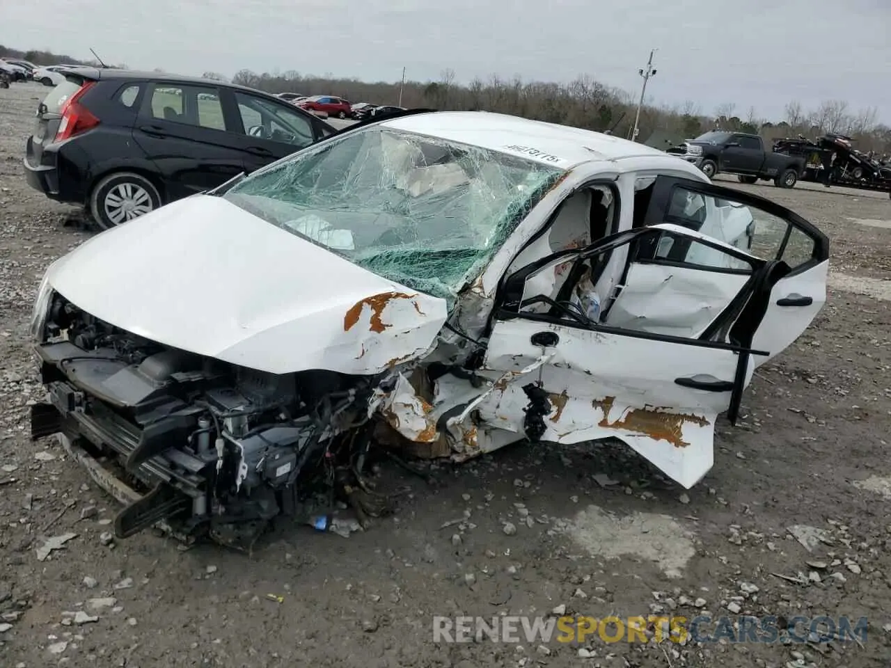 1 Photograph of a damaged car 3N1CN8BV5LL901476 NISSAN VERSA 2020