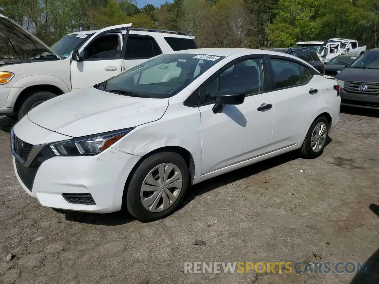 1 Photograph of a damaged car 3N1CN8BV6LL800950 NISSAN VERSA 2020