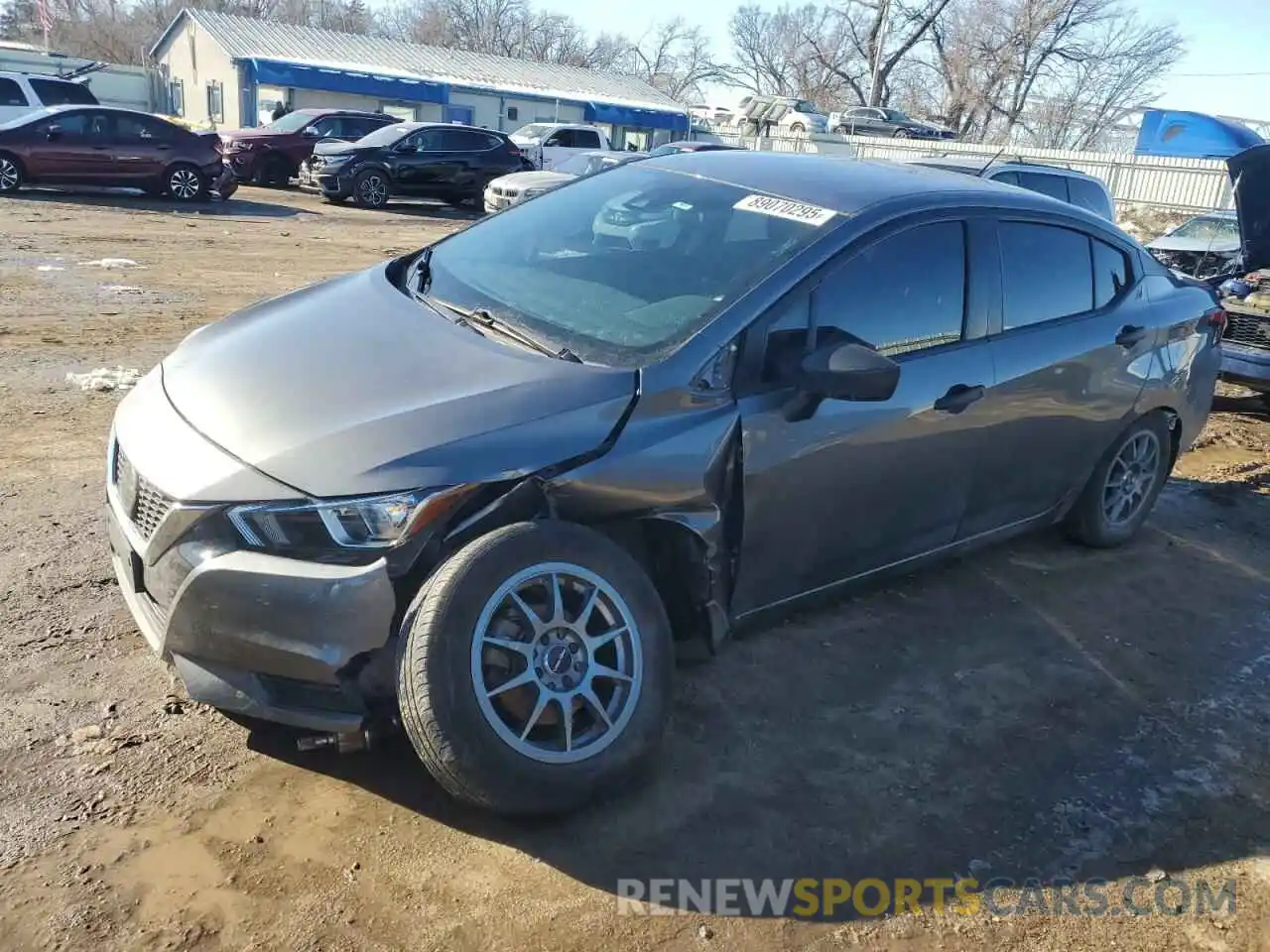 1 Photograph of a damaged car 3N1CN8BV6LL882291 NISSAN VERSA 2020