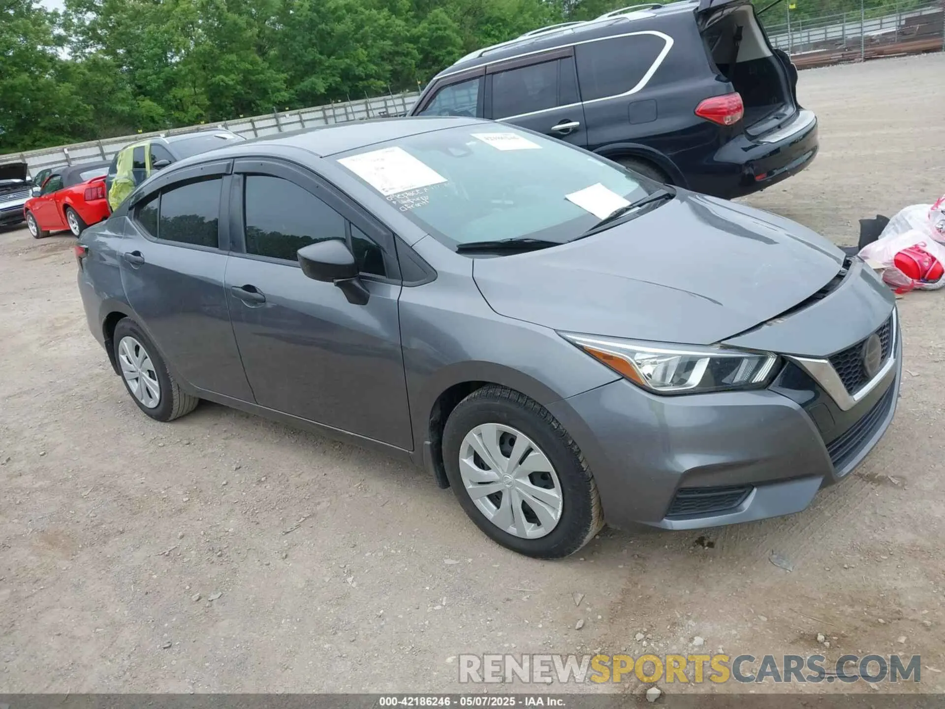 1 Photograph of a damaged car 3N1CN8DV0LL883241 NISSAN VERSA 2020