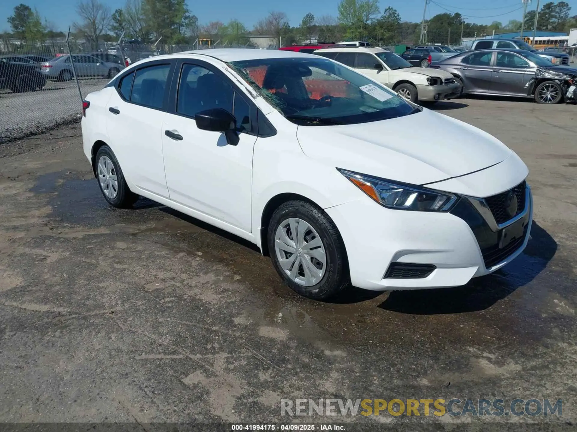 1 Photograph of a damaged car 3N1CN8DV0LL897253 NISSAN VERSA 2020