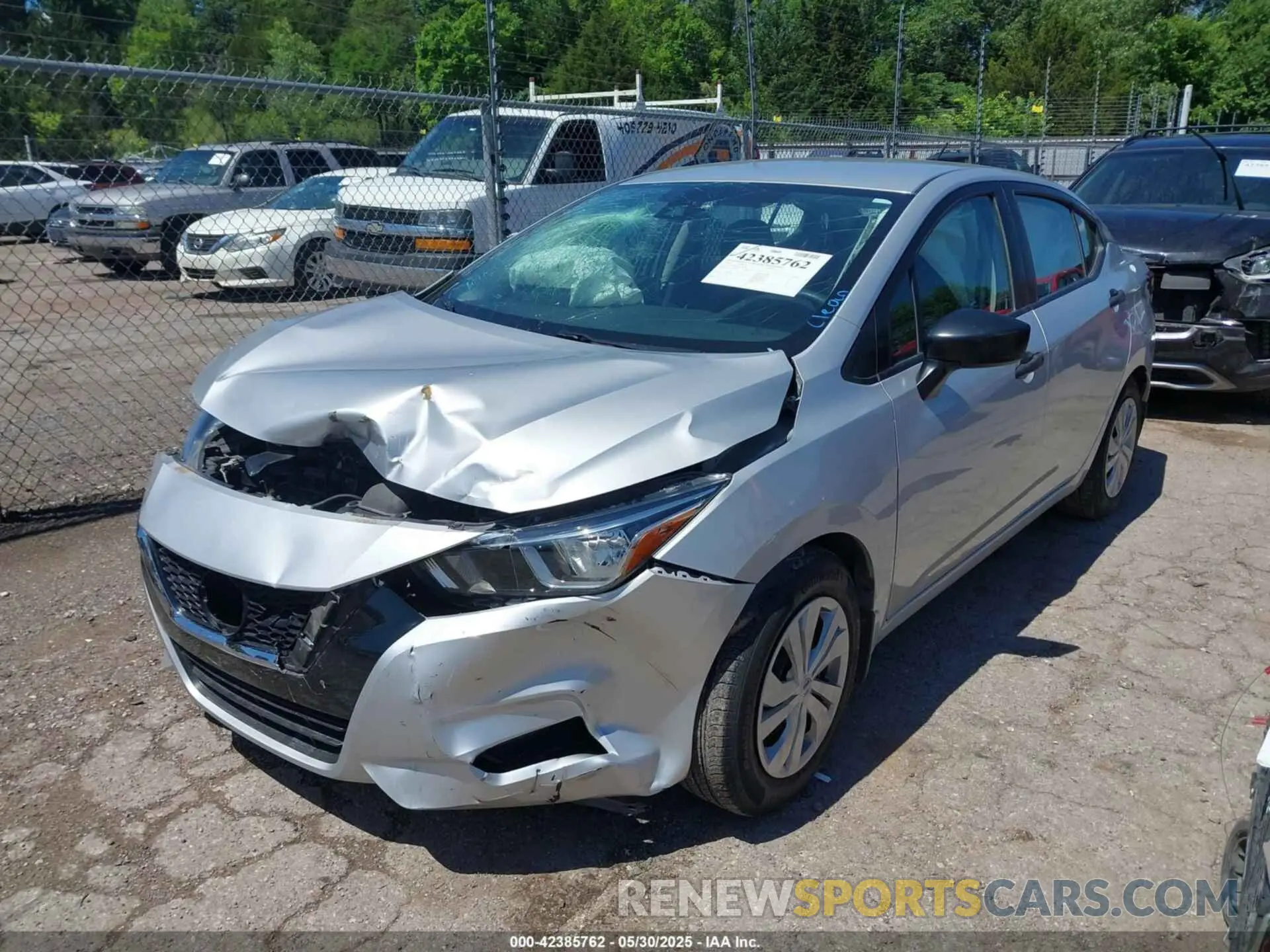 2 Photograph of a damaged car 3N1CN8DV0LL905027 NISSAN VERSA 2020