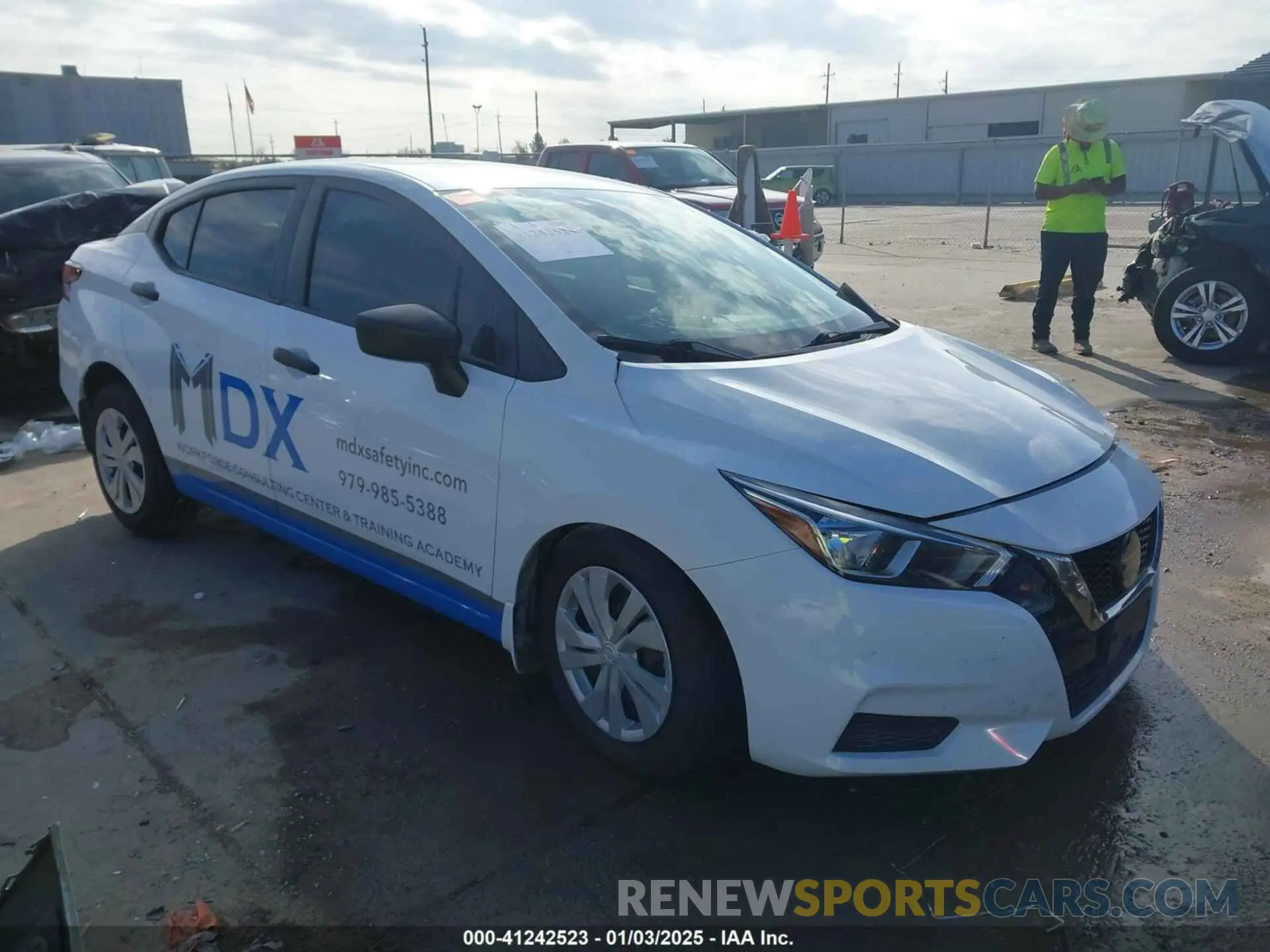 1 Photograph of a damaged car 3N1CN8DV1LL813781 NISSAN VERSA 2020