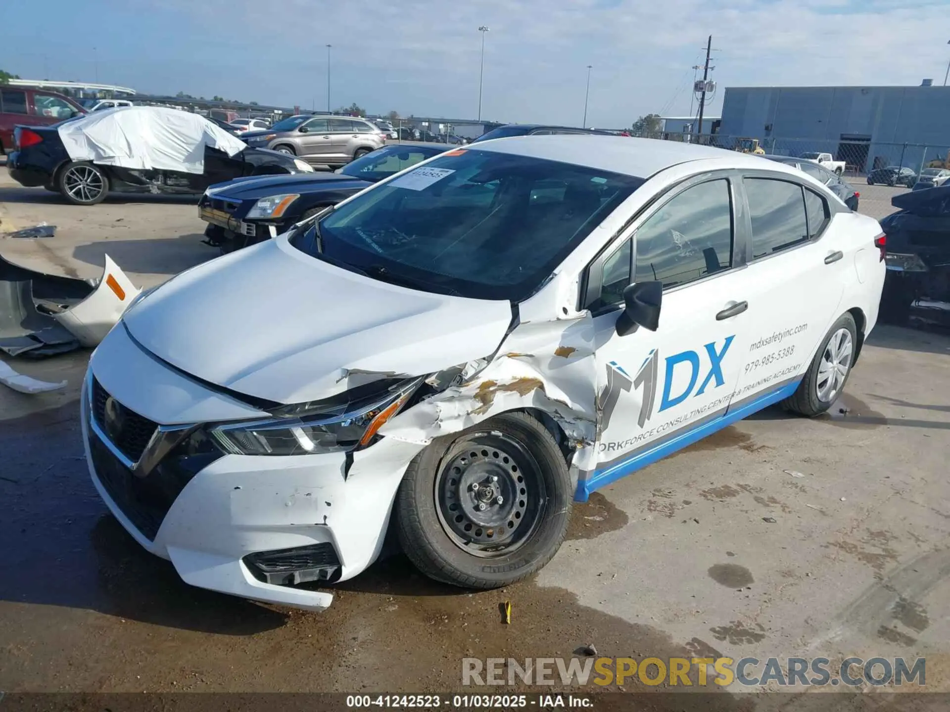 2 Photograph of a damaged car 3N1CN8DV1LL813781 NISSAN VERSA 2020