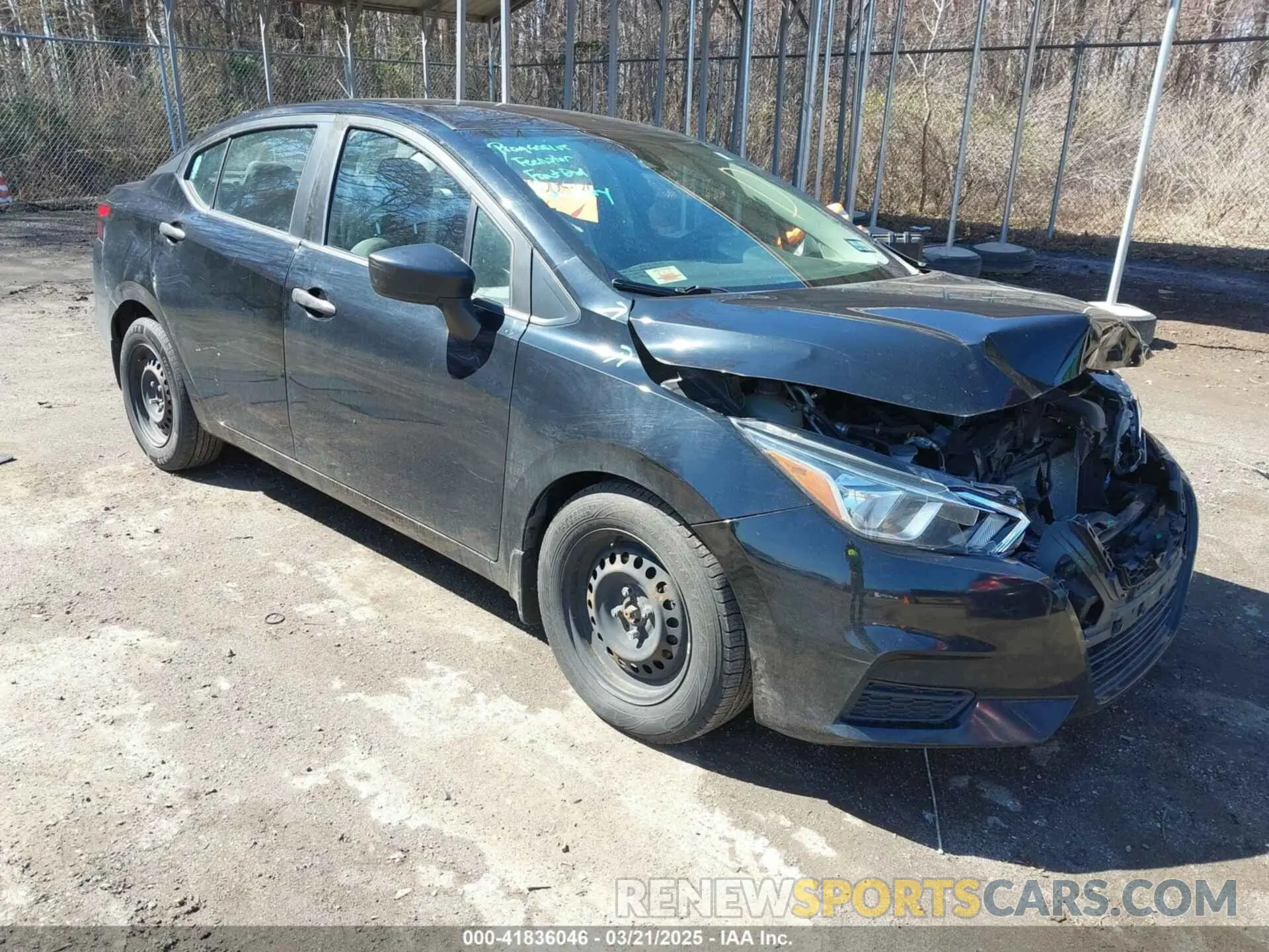 1 Photograph of a damaged car 3N1CN8DV1LL861622 NISSAN VERSA 2020