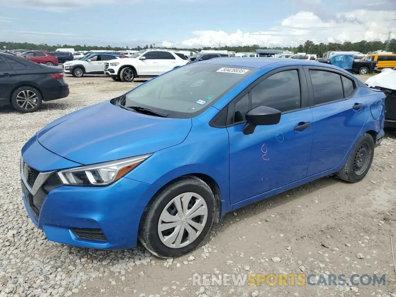 1 Photograph of a damaged car 3N1CN8DV1LL903884 NISSAN VERSA 2020