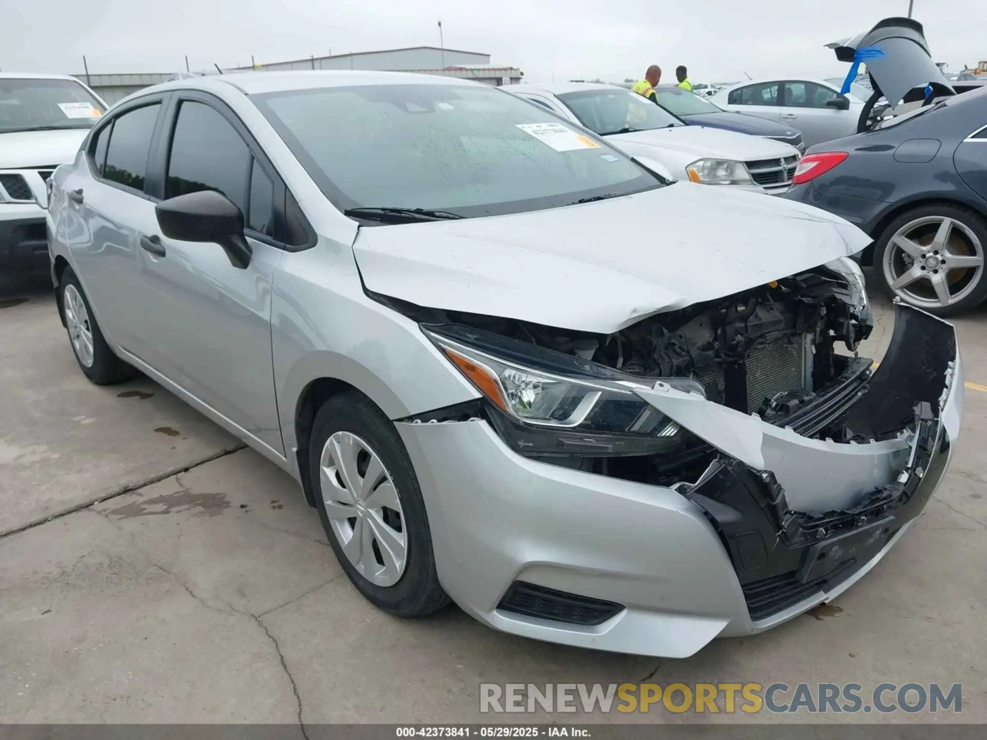 1 Photograph of a damaged car 3N1CN8DV1LL917221 NISSAN VERSA 2020