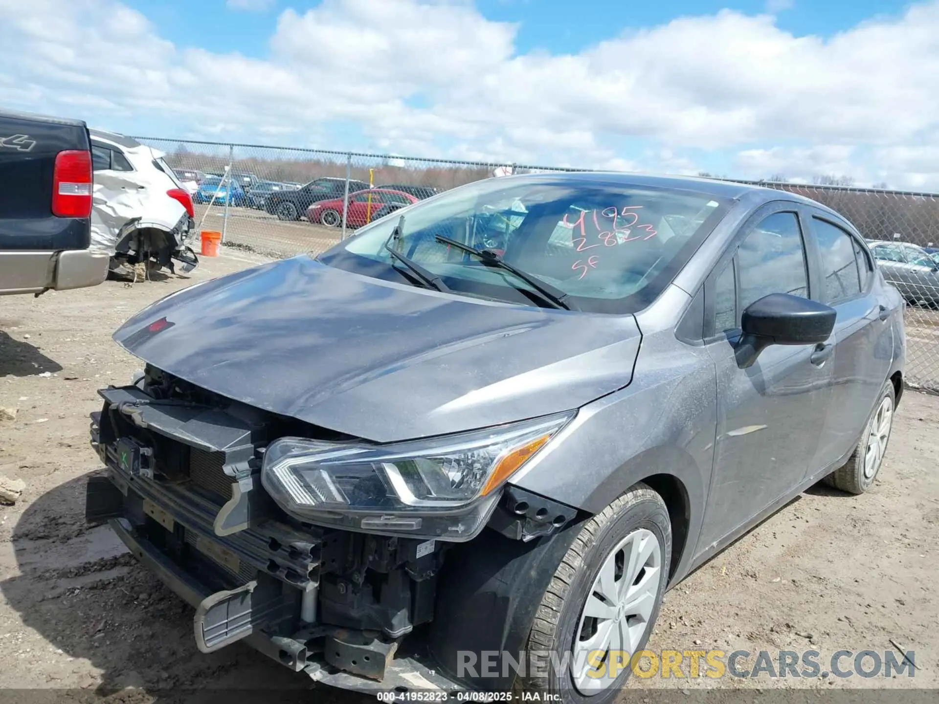 2 Photograph of a damaged car 3N1CN8DV2LL801168 NISSAN VERSA 2020