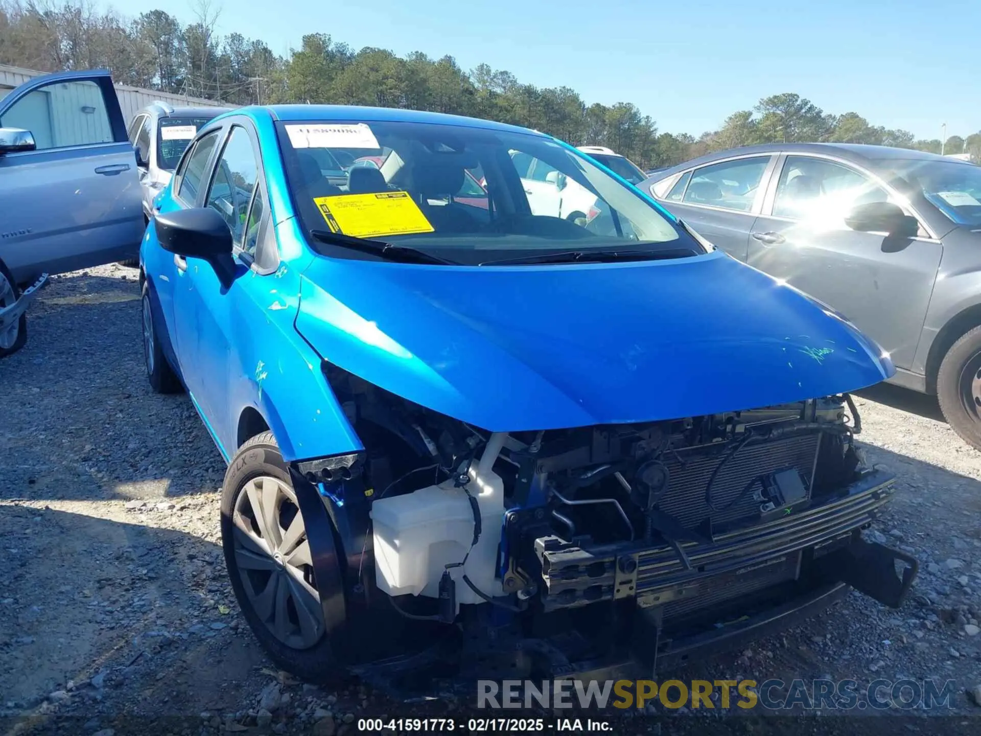 1 Photograph of a damaged car 3N1CN8DV2LL817693 NISSAN VERSA 2020
