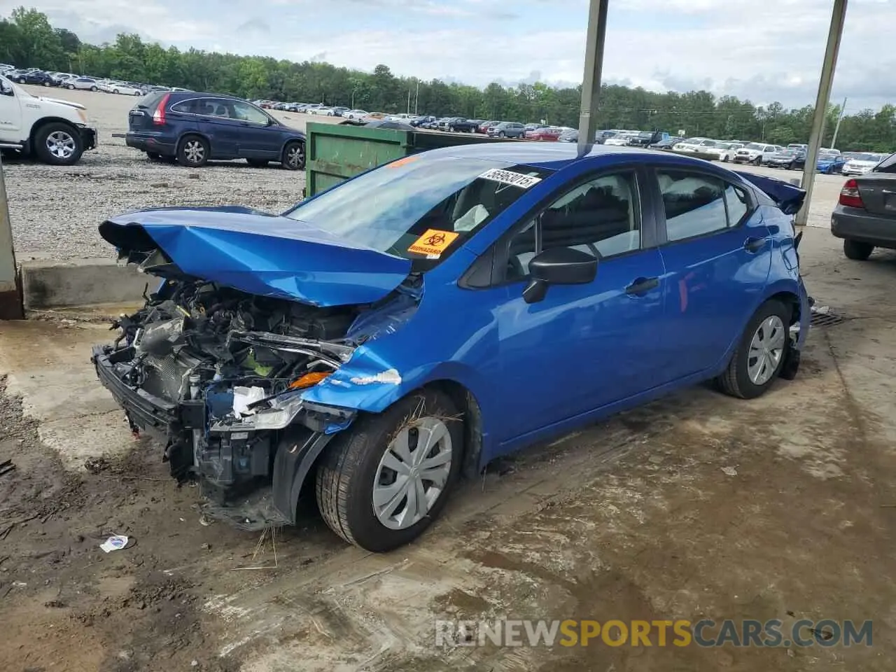 1 Photograph of a damaged car 3N1CN8DV2LL916126 NISSAN VERSA 2020