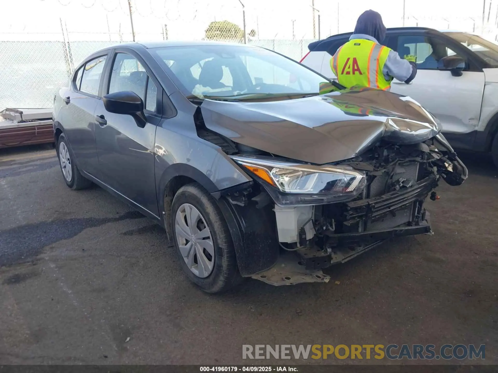 1 Photograph of a damaged car 3N1CN8DV2LL916868 NISSAN VERSA 2020