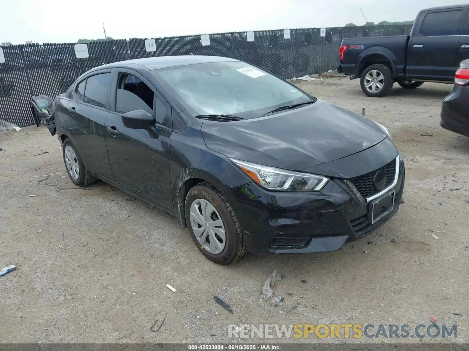 1 Photograph of a damaged car 3N1CN8DV3LL913137 NISSAN VERSA 2020