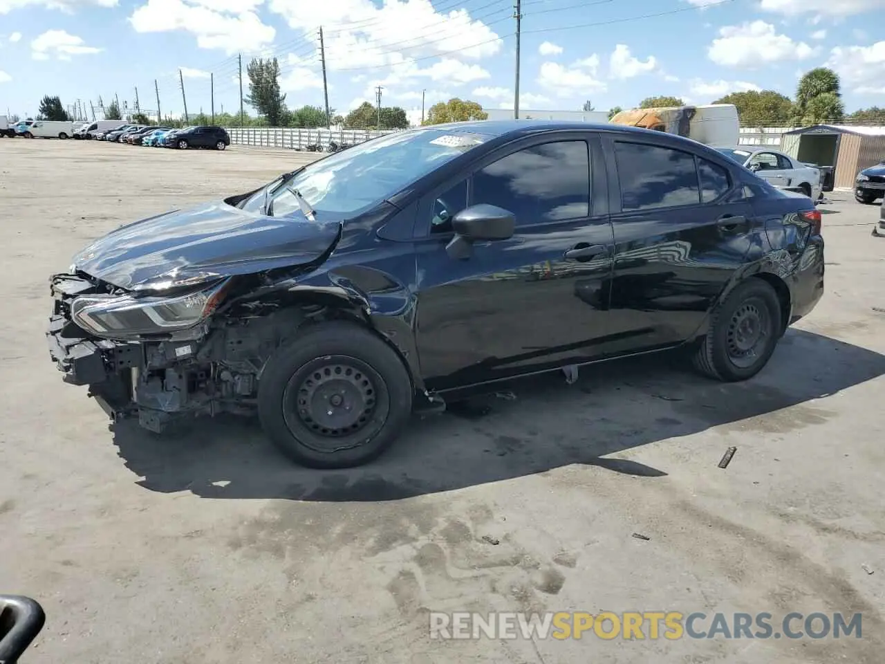 1 Photograph of a damaged car 3N1CN8DV4LL807022 NISSAN VERSA 2020