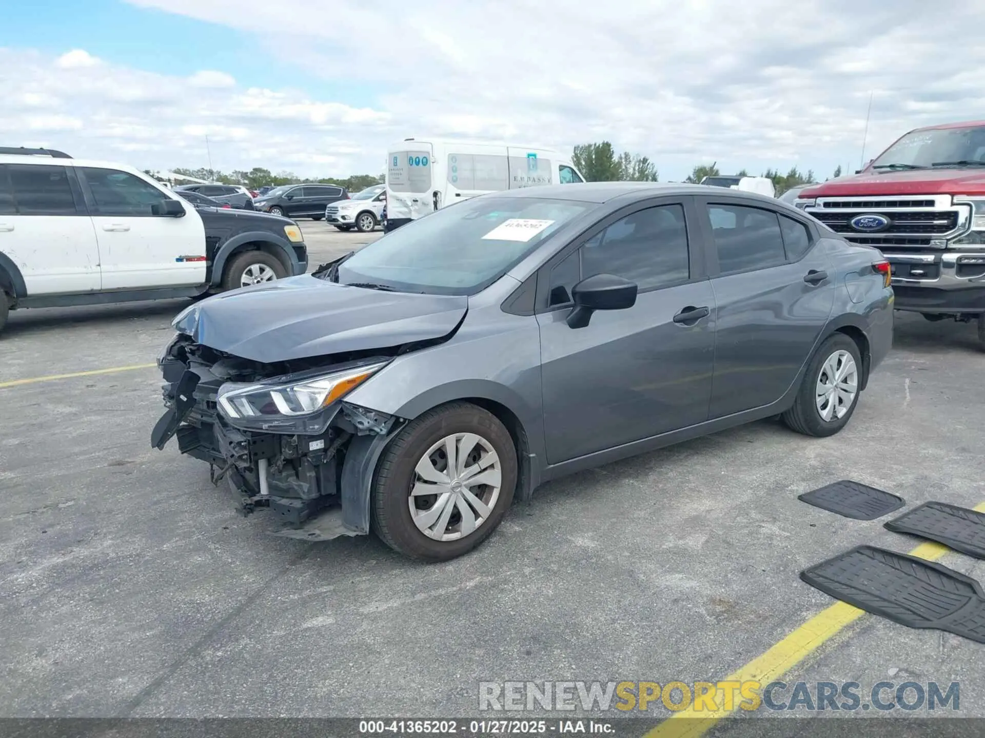 2 Photograph of a damaged car 3N1CN8DV4LL847102 NISSAN VERSA 2020