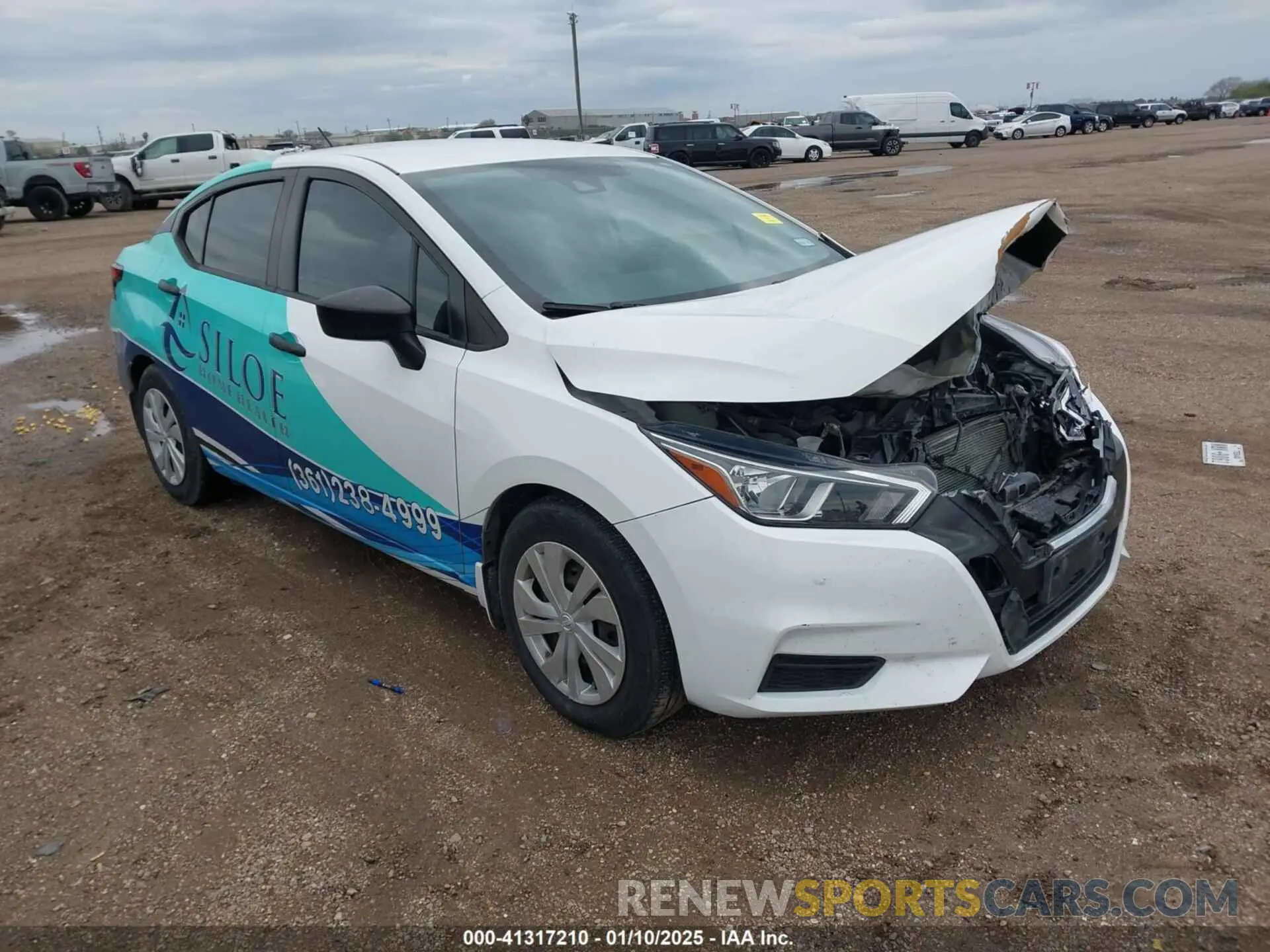 1 Photograph of a damaged car 3N1CN8DV4LL874977 NISSAN VERSA 2020