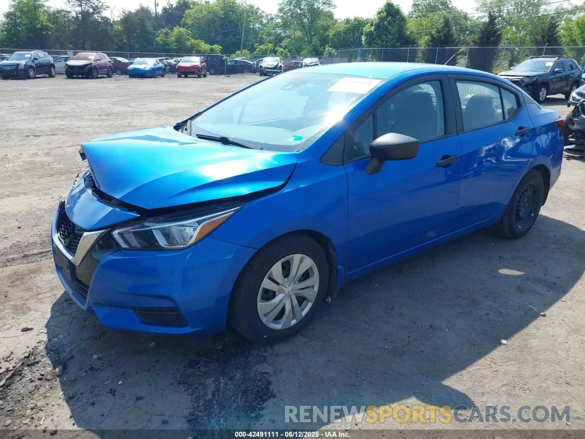 2 Photograph of a damaged car 3N1CN8DV4LL895005 NISSAN VERSA 2020