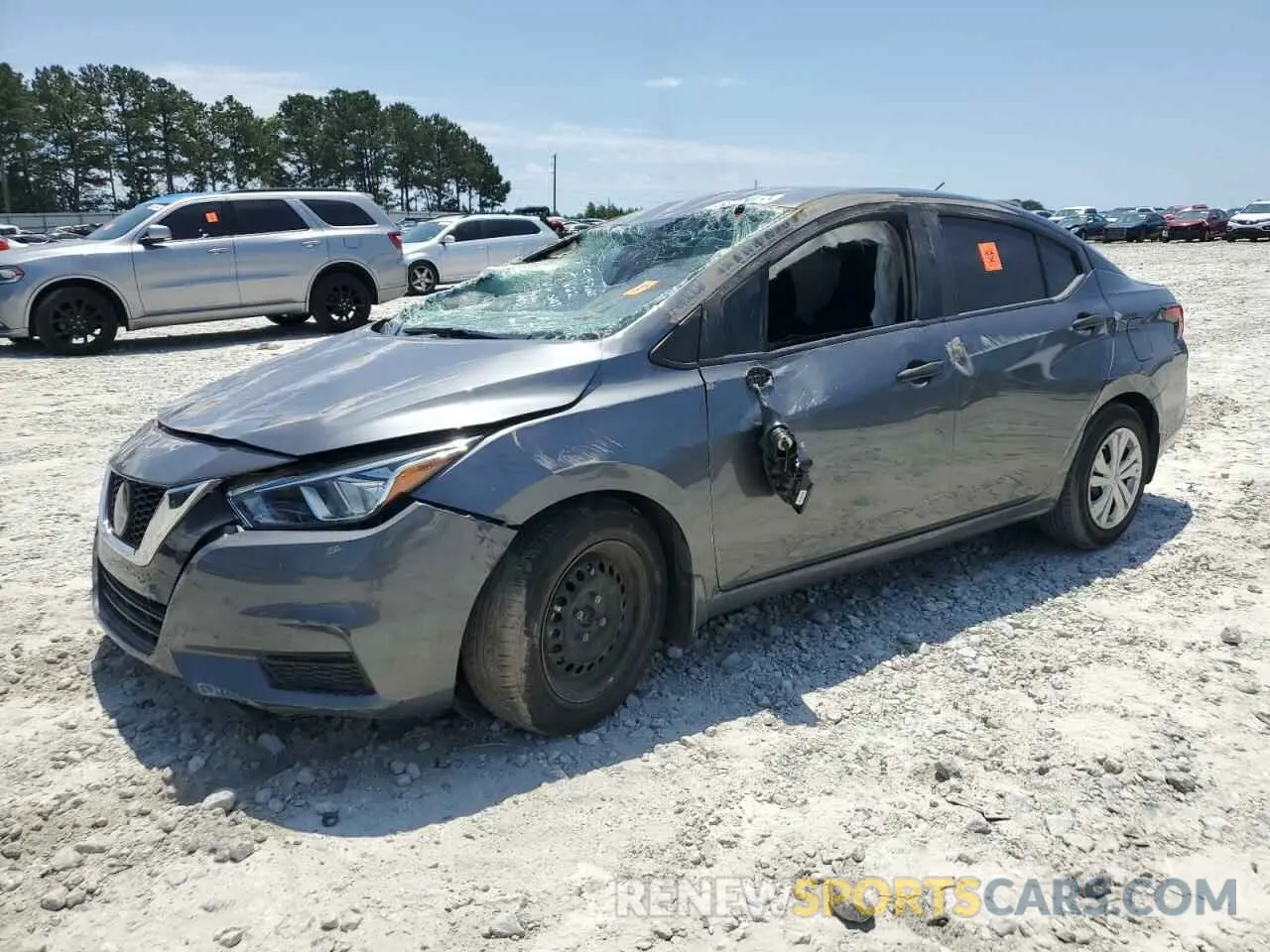 1 Photograph of a damaged car 3N1CN8DV4LL902227 NISSAN VERSA 2020