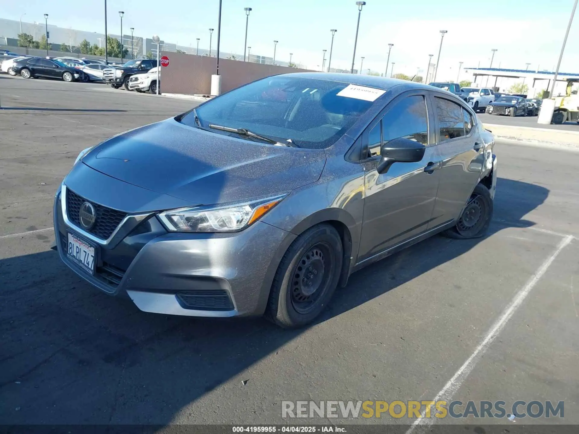 2 Photograph of a damaged car 3N1CN8DV5LL803481 NISSAN VERSA 2020