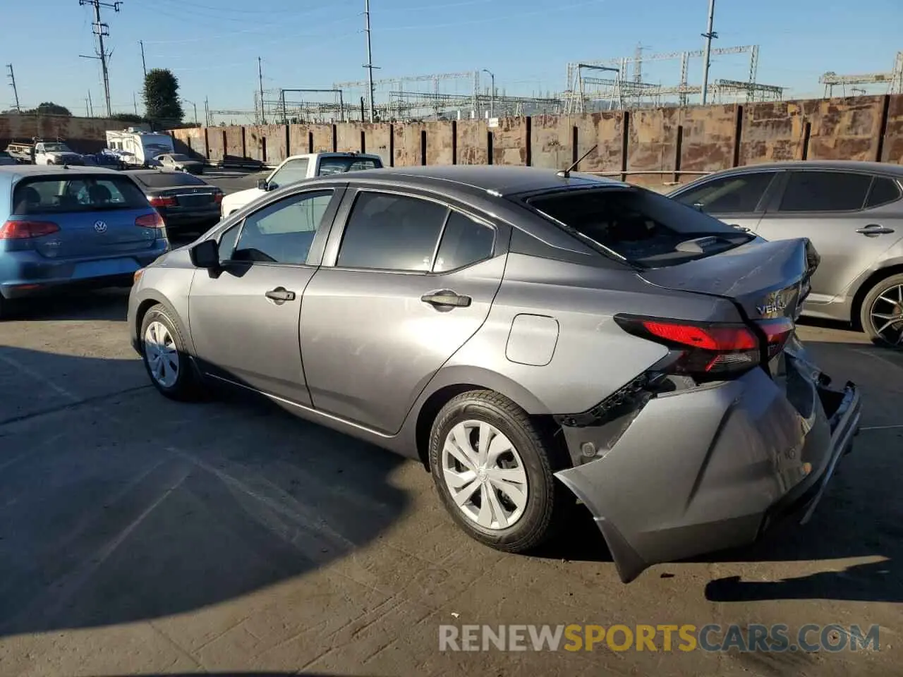2 Photograph of a damaged car 3N1CN8DV5LL903063 NISSAN VERSA 2020