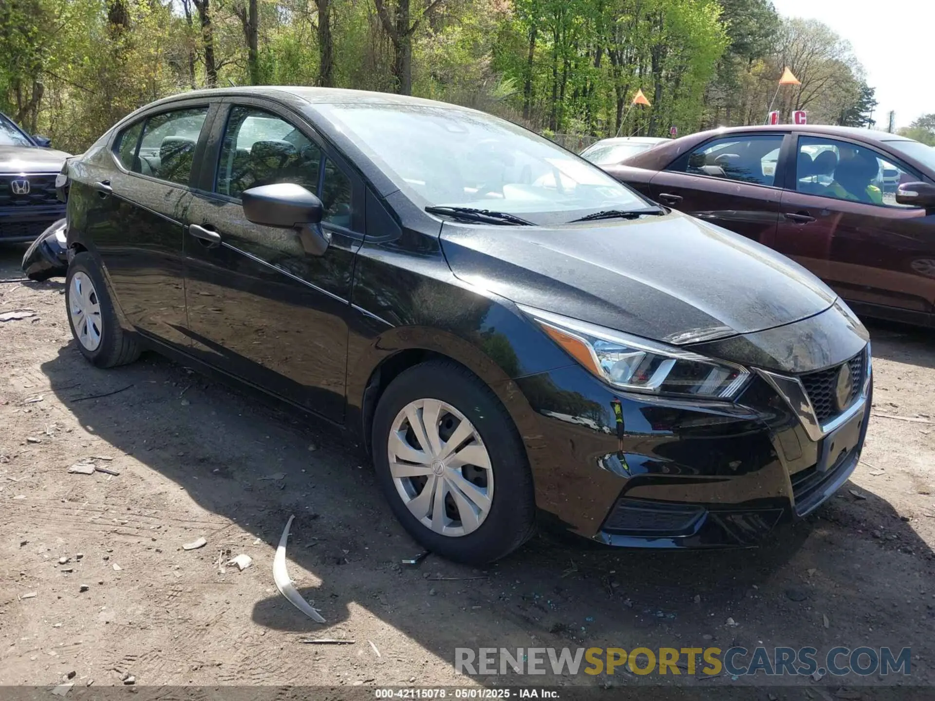1 Photograph of a damaged car 3N1CN8DV6LL860787 NISSAN VERSA 2020