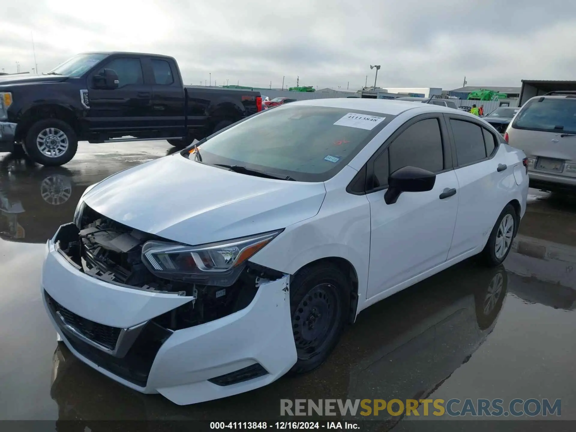 2 Photograph of a damaged car 3N1CN8DV7LL850060 NISSAN VERSA 2020