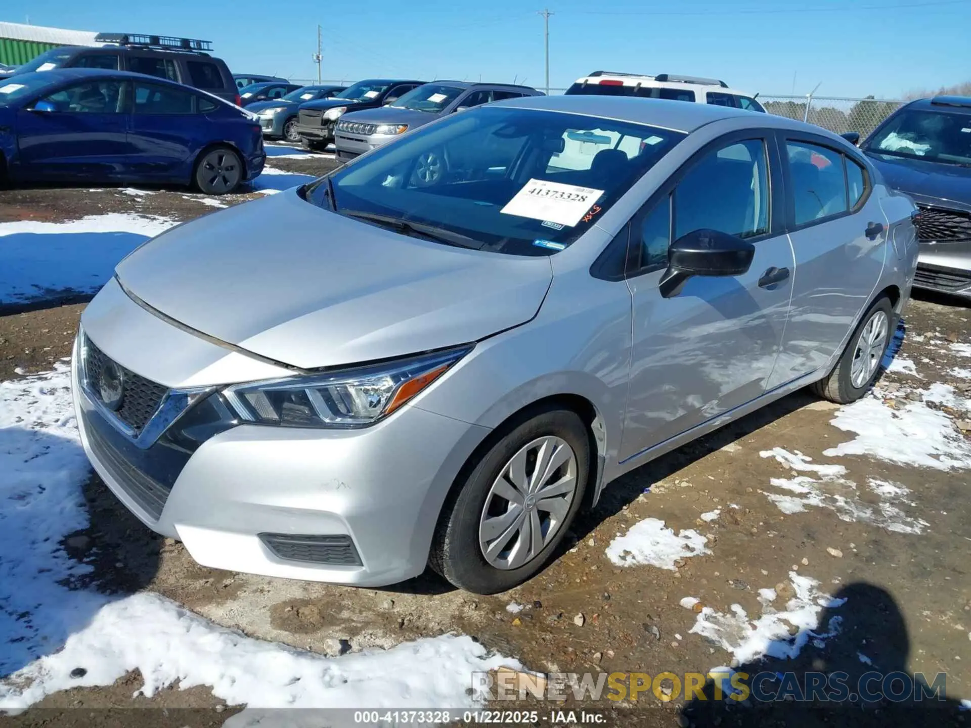 2 Photograph of a damaged car 3N1CN8DV7LL866145 NISSAN VERSA 2020
