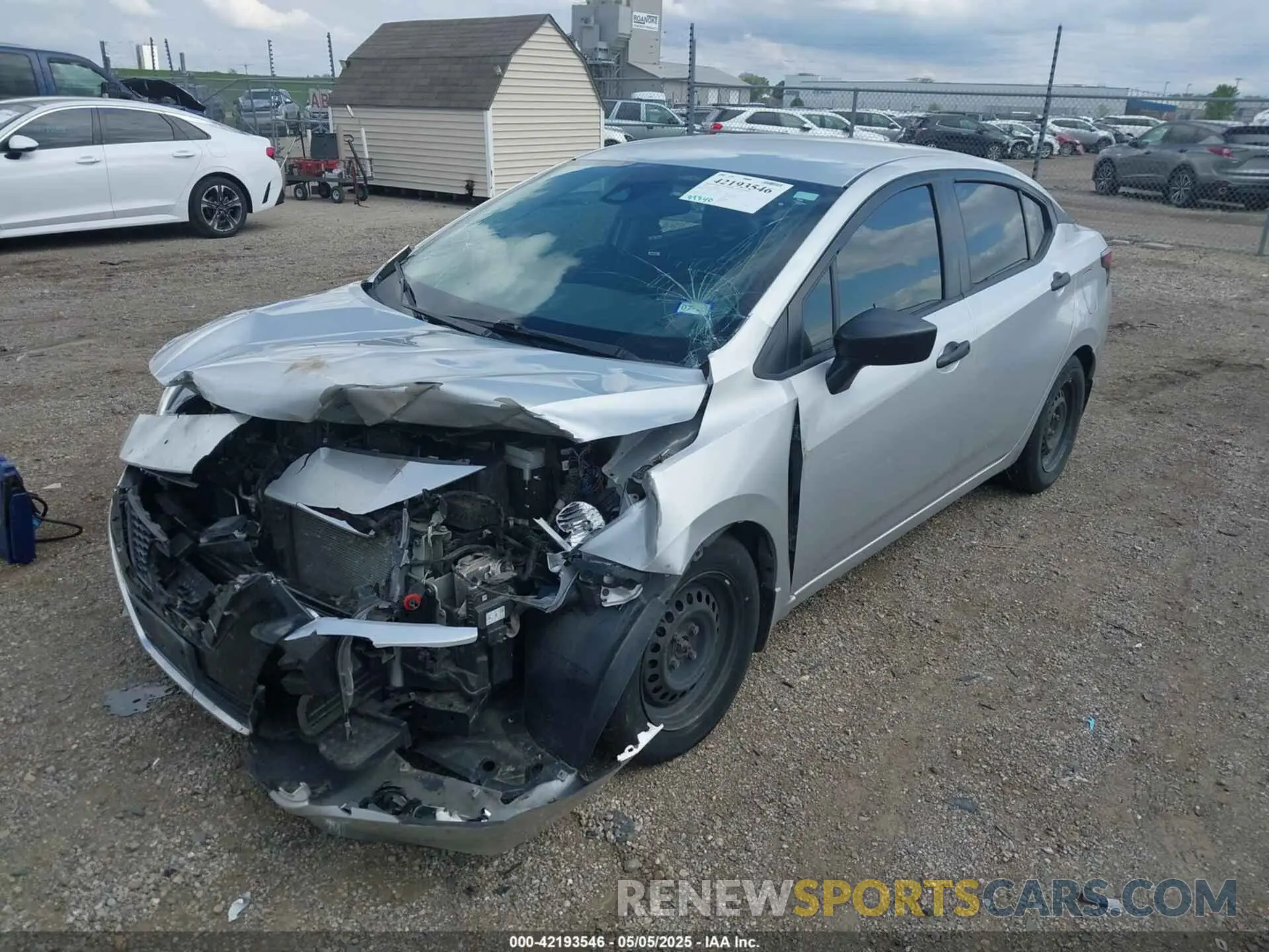 2 Photograph of a damaged car 3N1CN8DV7LL874584 NISSAN VERSA 2020