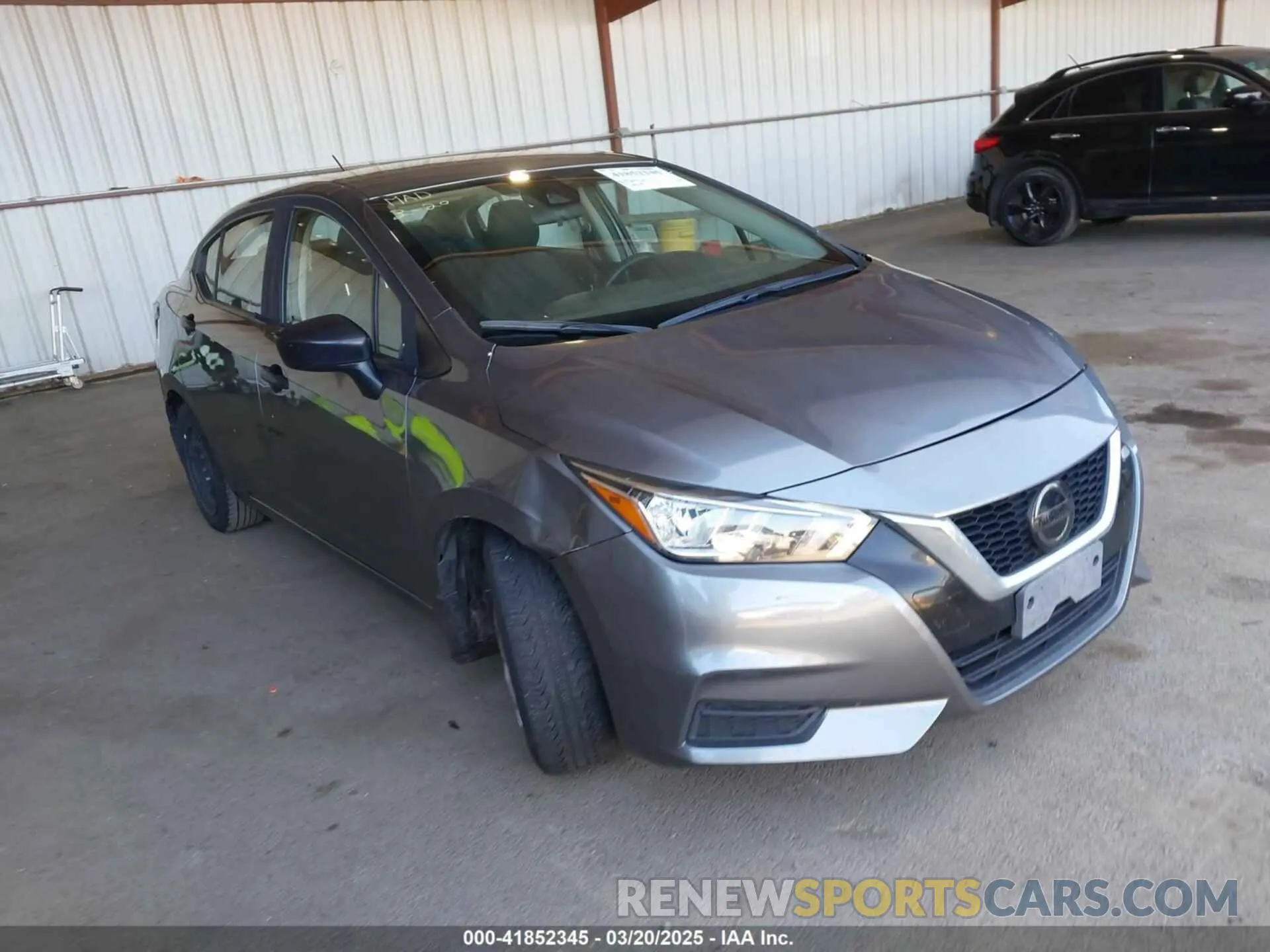 1 Photograph of a damaged car 3N1CN8DV8LL854764 NISSAN VERSA 2020
