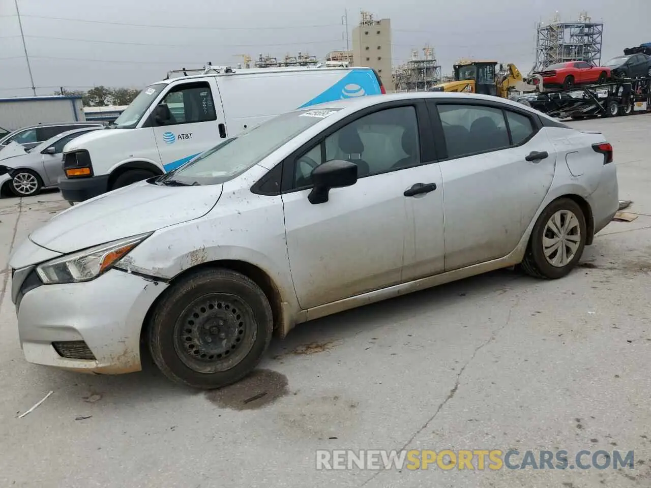 1 Photograph of a damaged car 3N1CN8DV8LL904904 NISSAN VERSA 2020