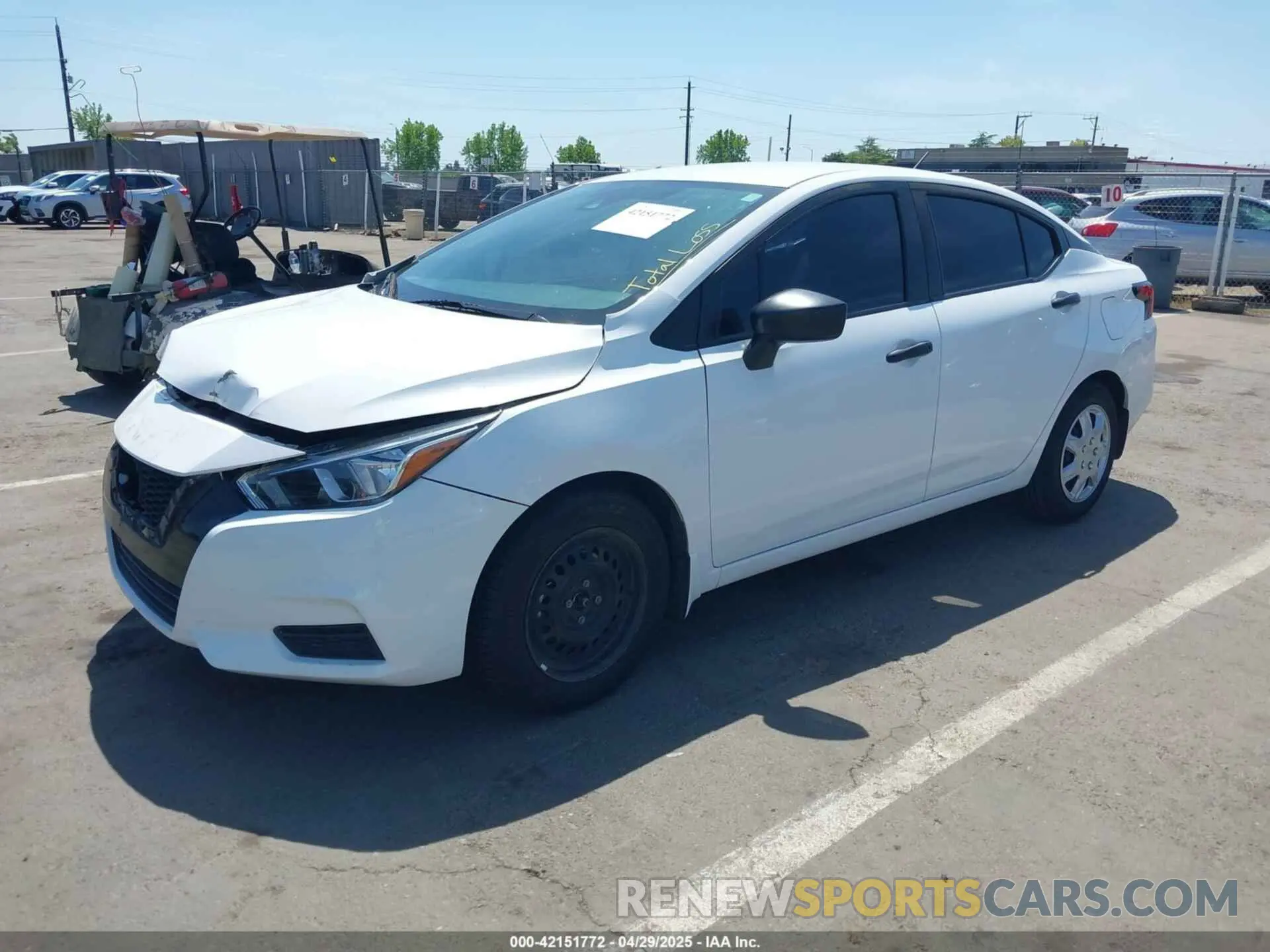 2 Photograph of a damaged car 3N1CN8DV8LL917992 NISSAN VERSA 2020
