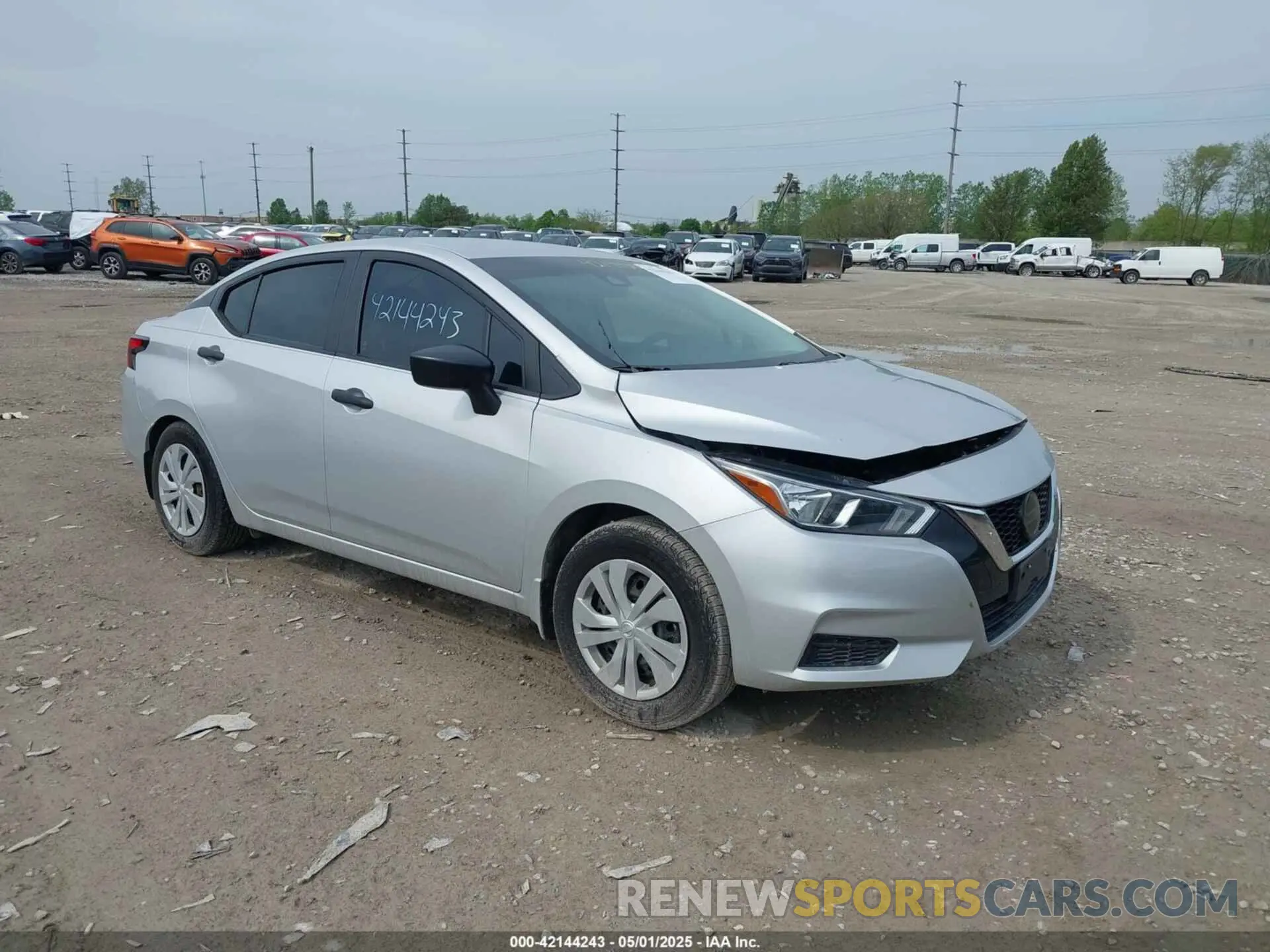 1 Photograph of a damaged car 3N1CN8DV9LL811941 NISSAN VERSA 2020