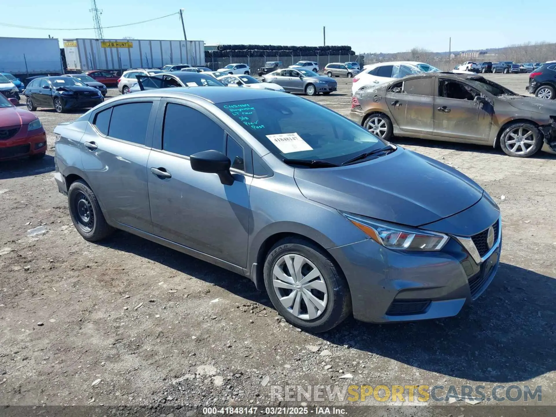 1 Photograph of a damaged car 3N1CN8DVXLL803721 NISSAN VERSA 2020